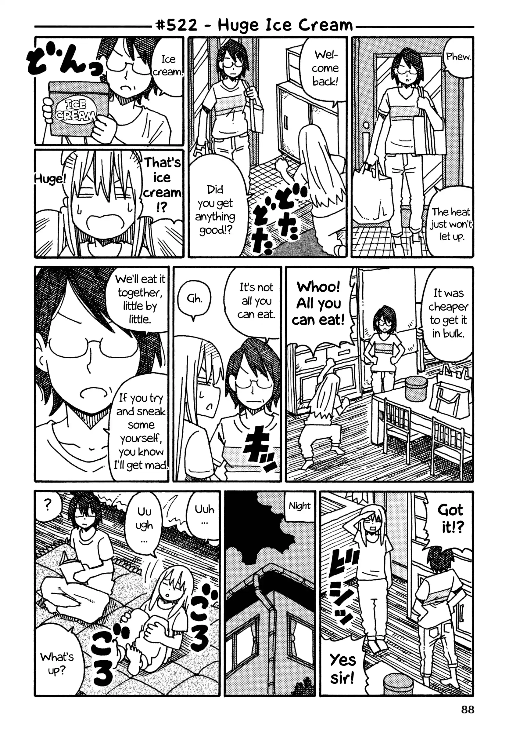 Hatarakanai Futari (The Jobless Siblings) Vol.9 Chapter 522: Huge Ice Cream