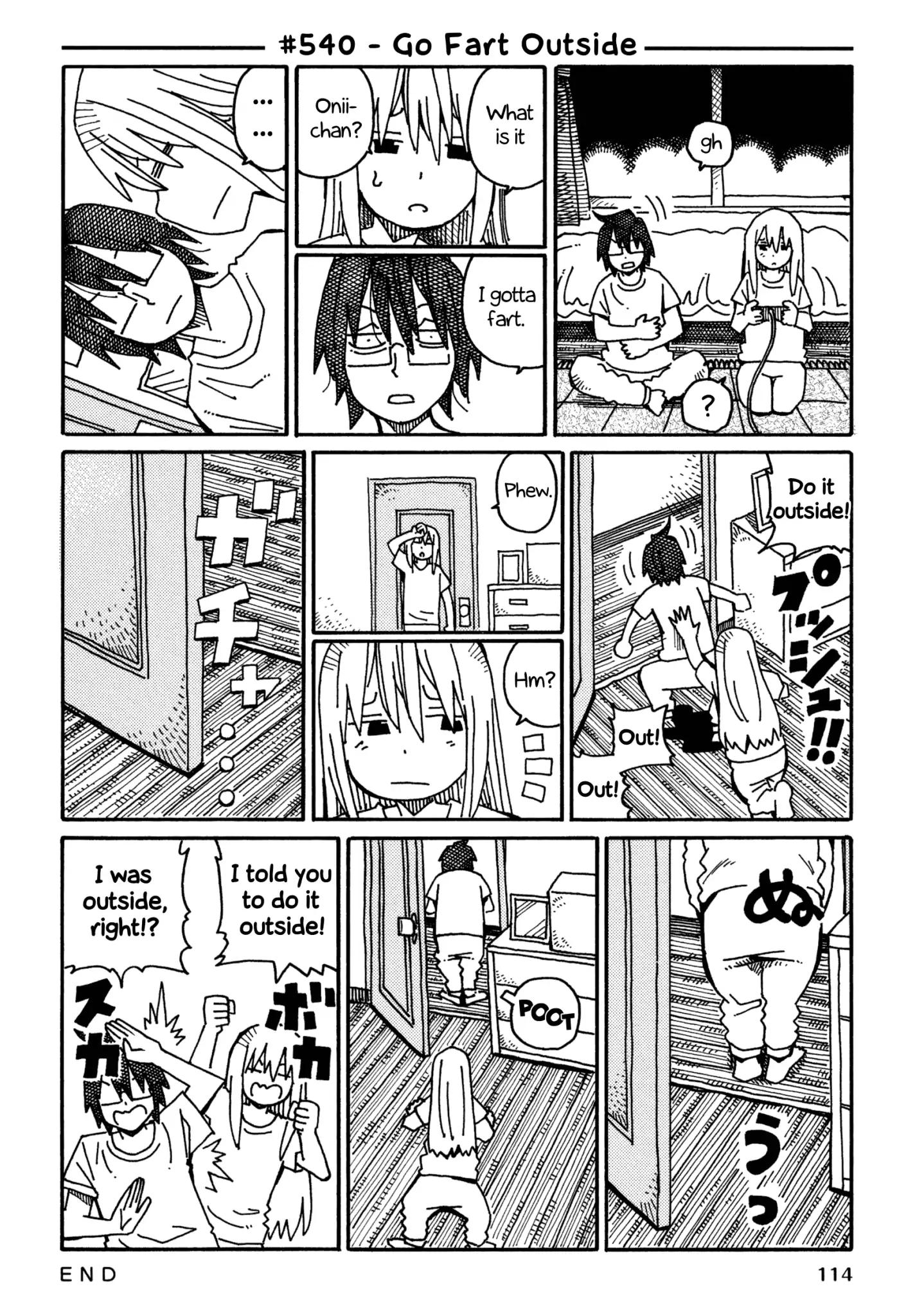 Hatarakanai Futari (The Jobless Siblings) Vol.9 Chapter 540: Go Fart Outside