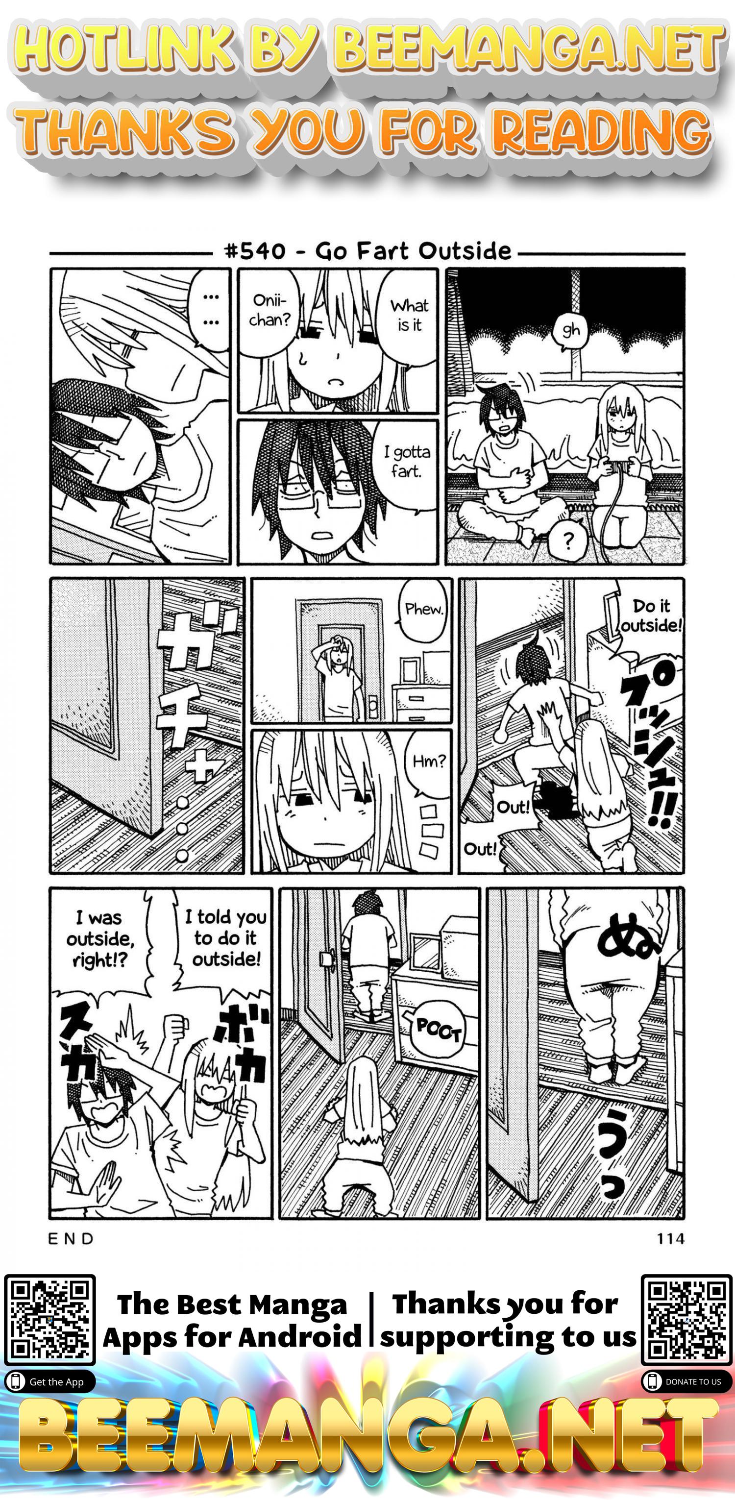 Hatarakanai Futari (The Jobless Siblings) Vol.9 Chapter 540: Go Fart Outside