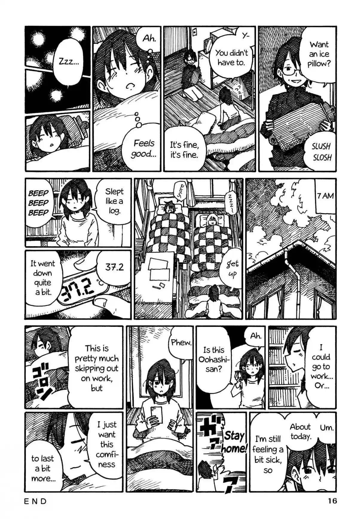 Hatarakanai Futari Vol. 14 Ch. 838 Flu Sleepover