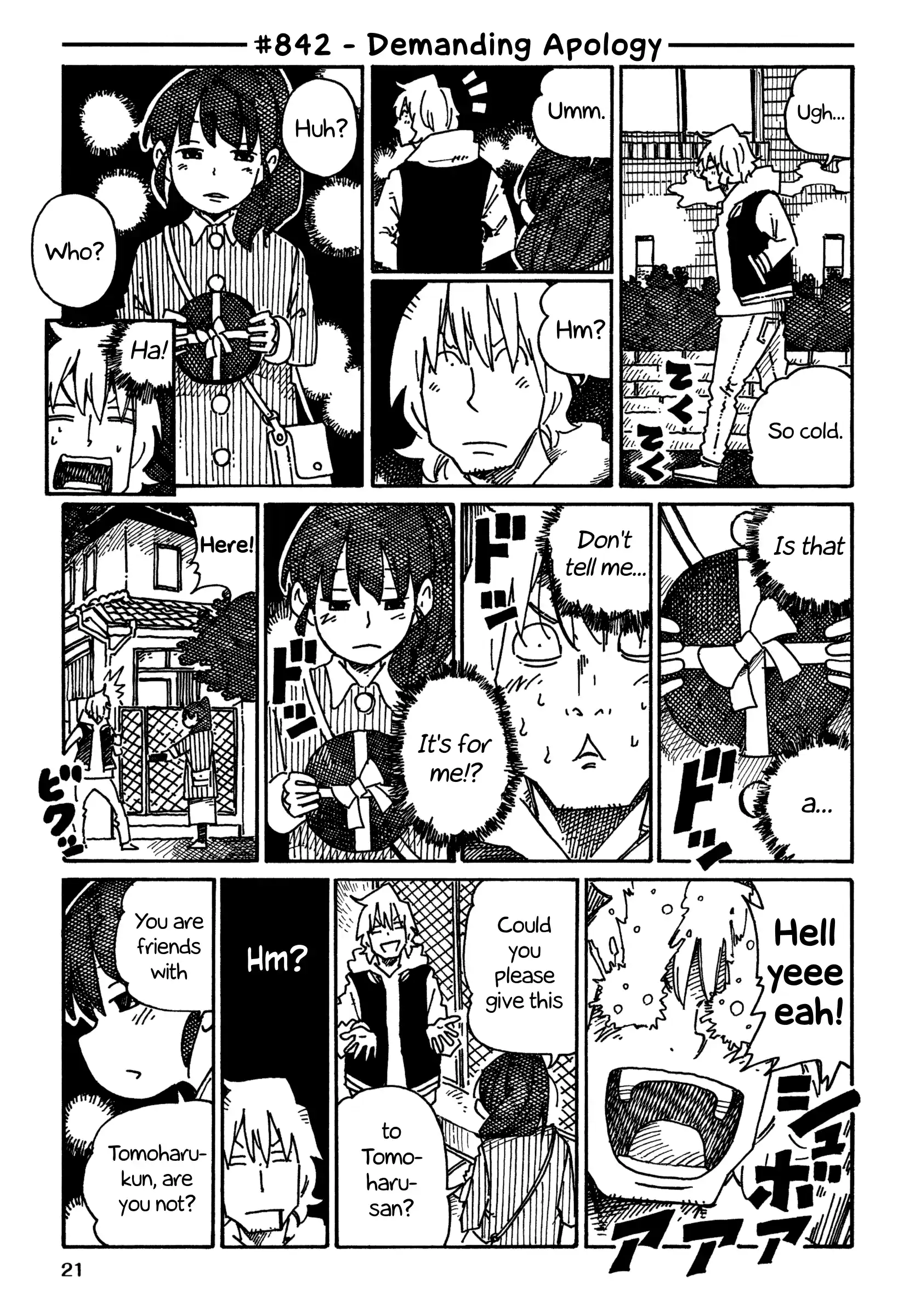Hatarakanai Futari Vol. 14 Ch. 842 Demanding Apology