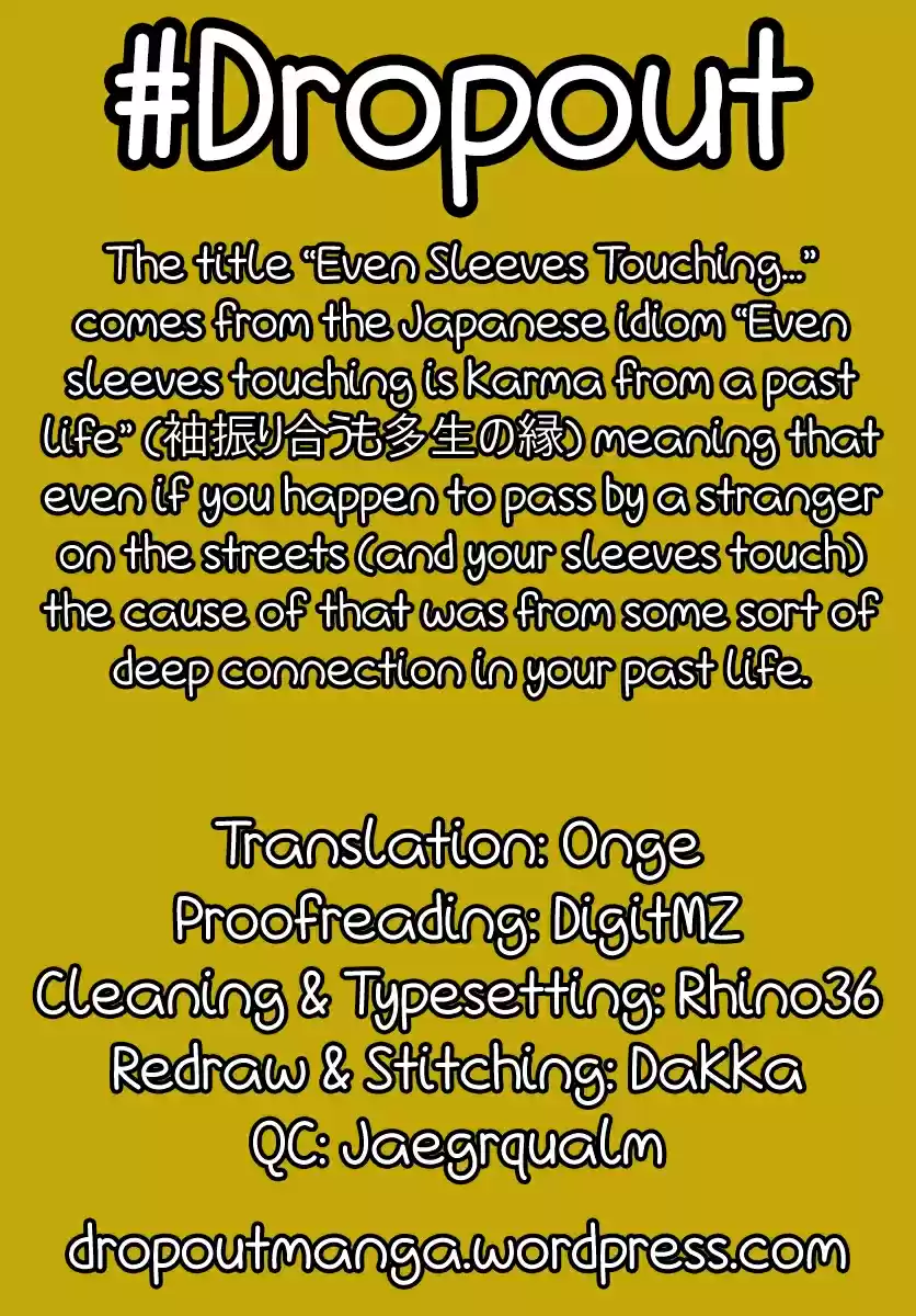 Hatsukoi Zombie Ch. 135 Even Sleeves Touching...