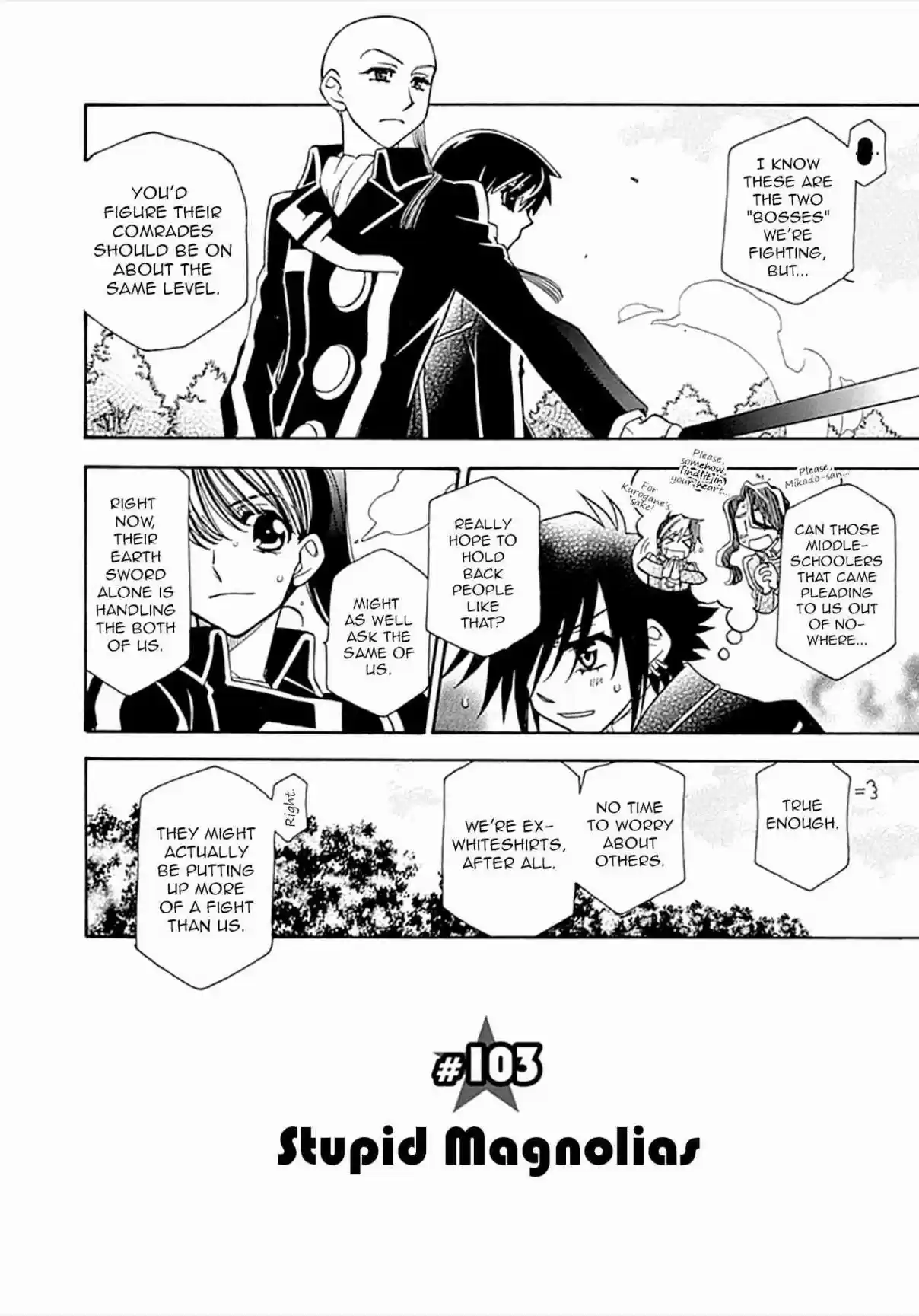 Hayate x Blade Vol. 18 Ch. 103 Stupid Magnolias