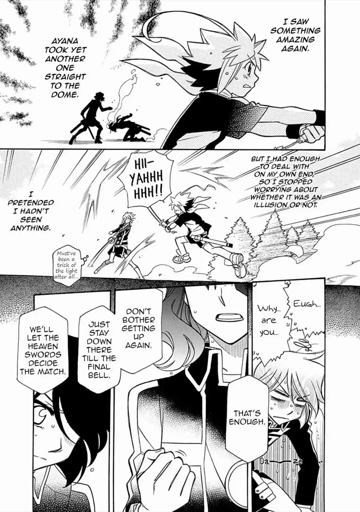 Hayate x Blade Vol. 18 Ch. 104 Because This World is like a Cowardly Idiot