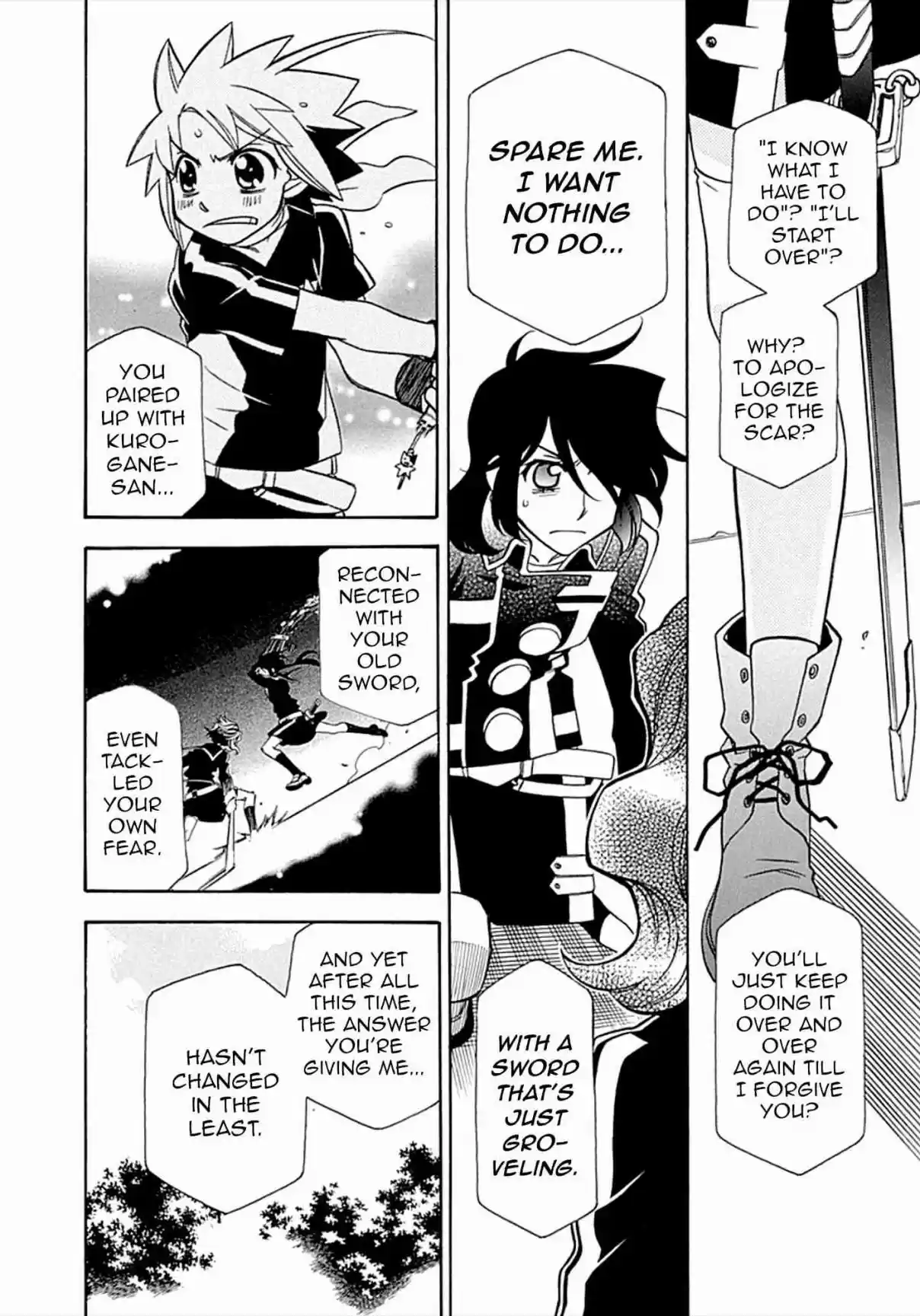 Hayate x Blade Vol. 18 Ch. 104 Because This World is like a Cowardly Idiot