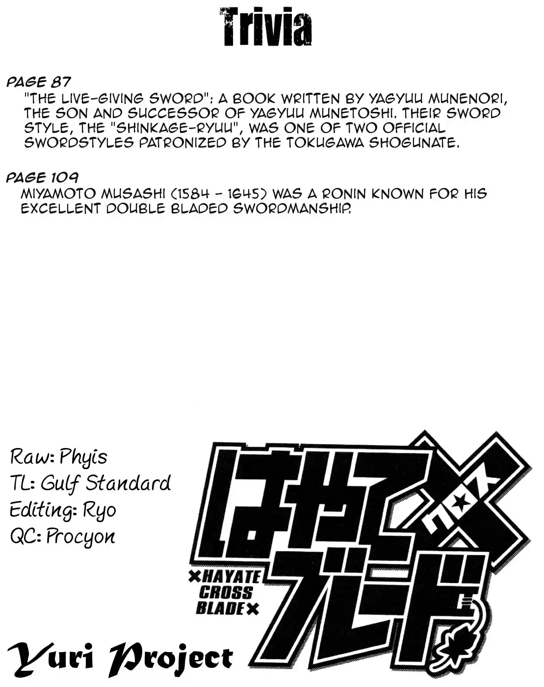 Hayate x Blade Vol.16 Ch.93