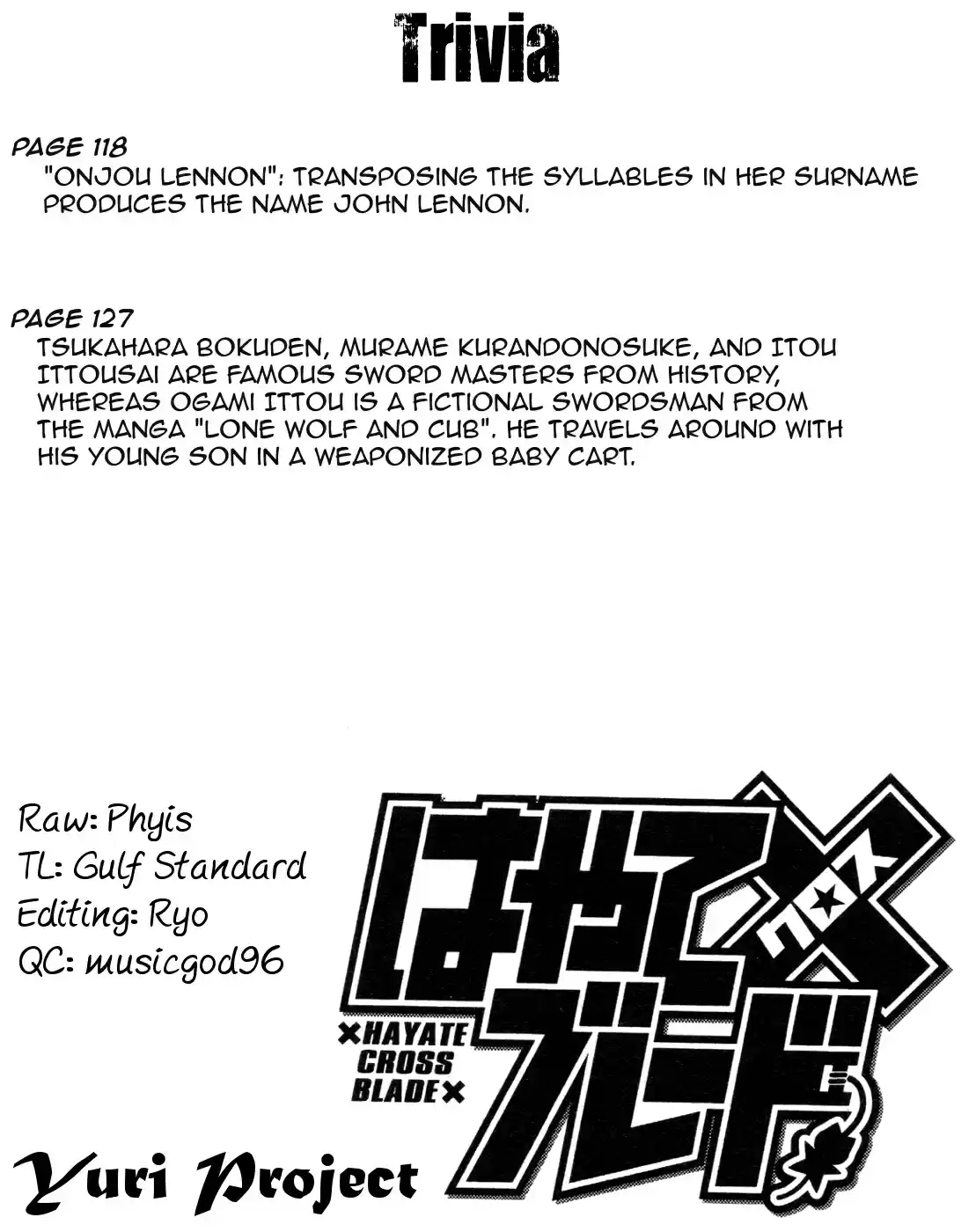 Hayate x Blade Vol.16 Ch.94