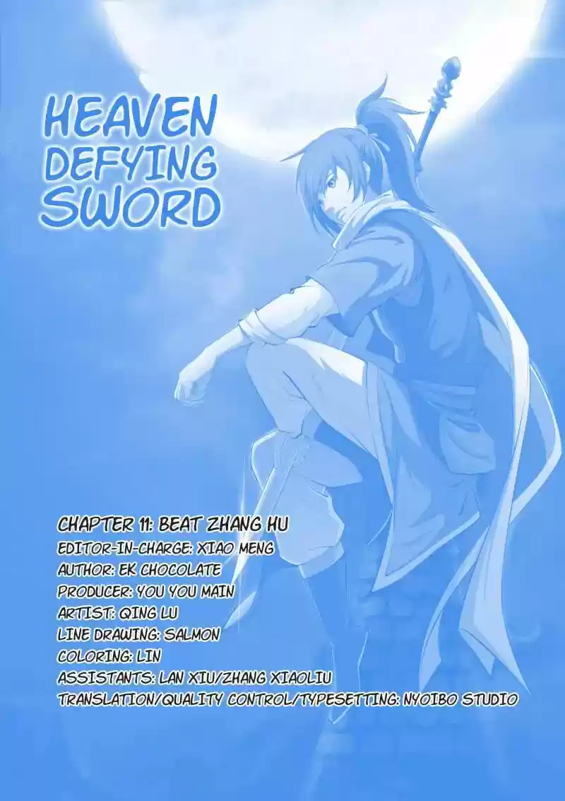 Heaven Defying Sword Chapter 11: Beat Zhang Hu