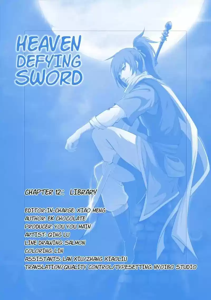 Heaven Defying Sword Chapter 12: Library