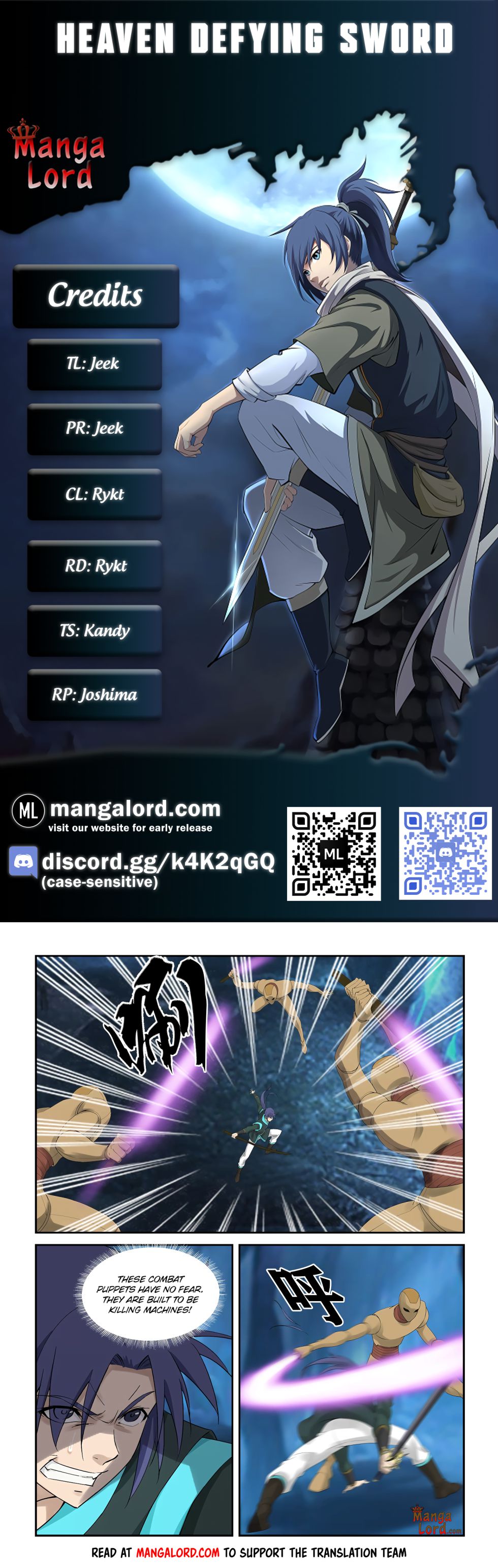 Heaven Defying Sword Chapter 300