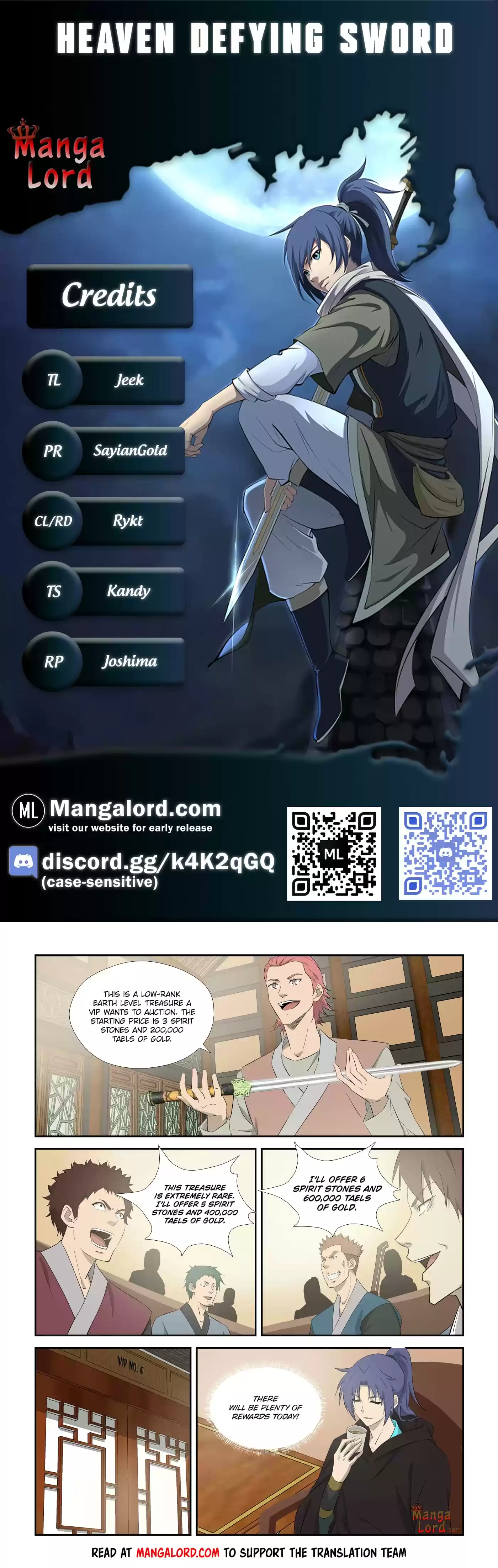 Heaven Defying Sword Chapter 311