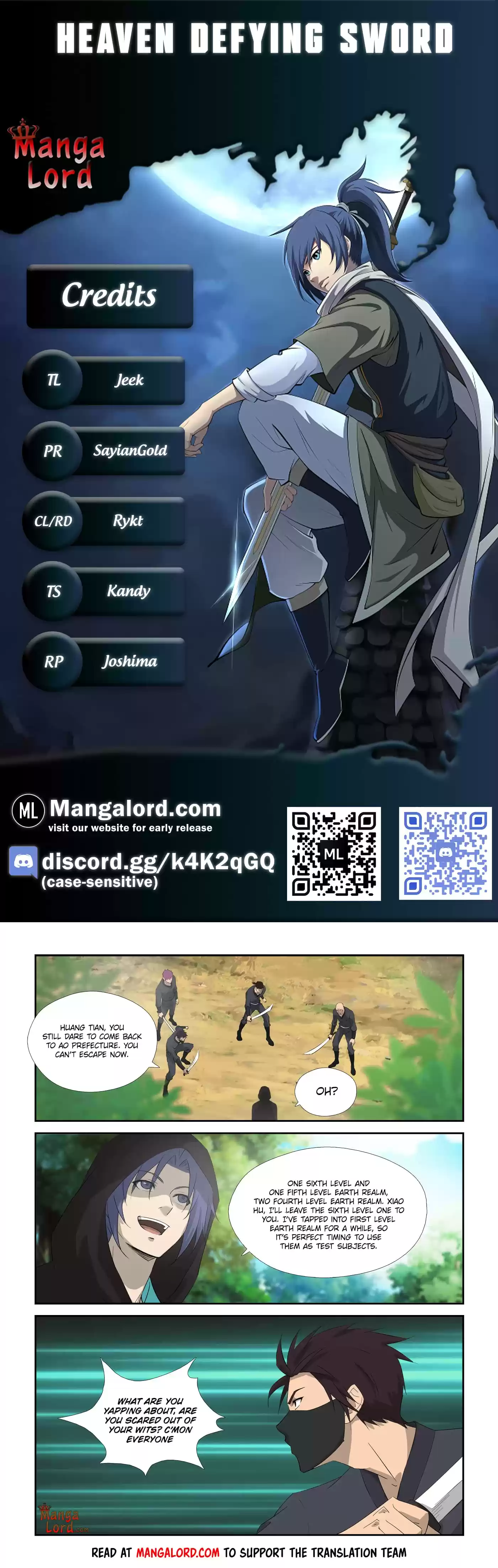 Heaven Defying Sword Chapter 312