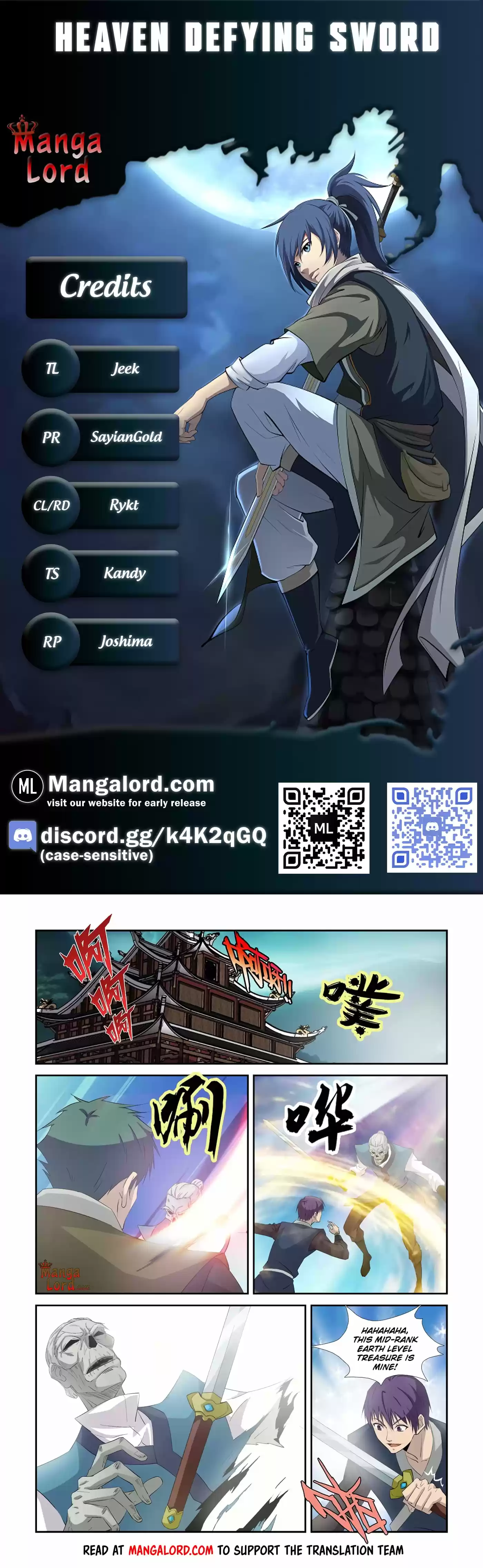 Heaven Defying Sword Chapter 318