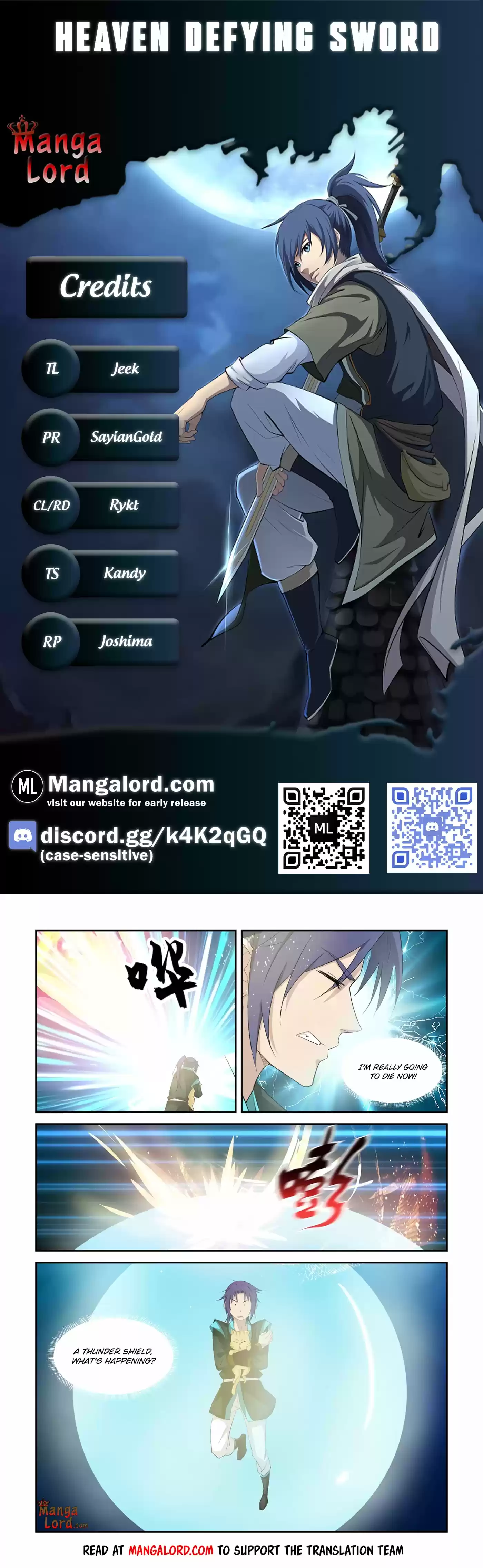 Heaven Defying Sword Chapter 319