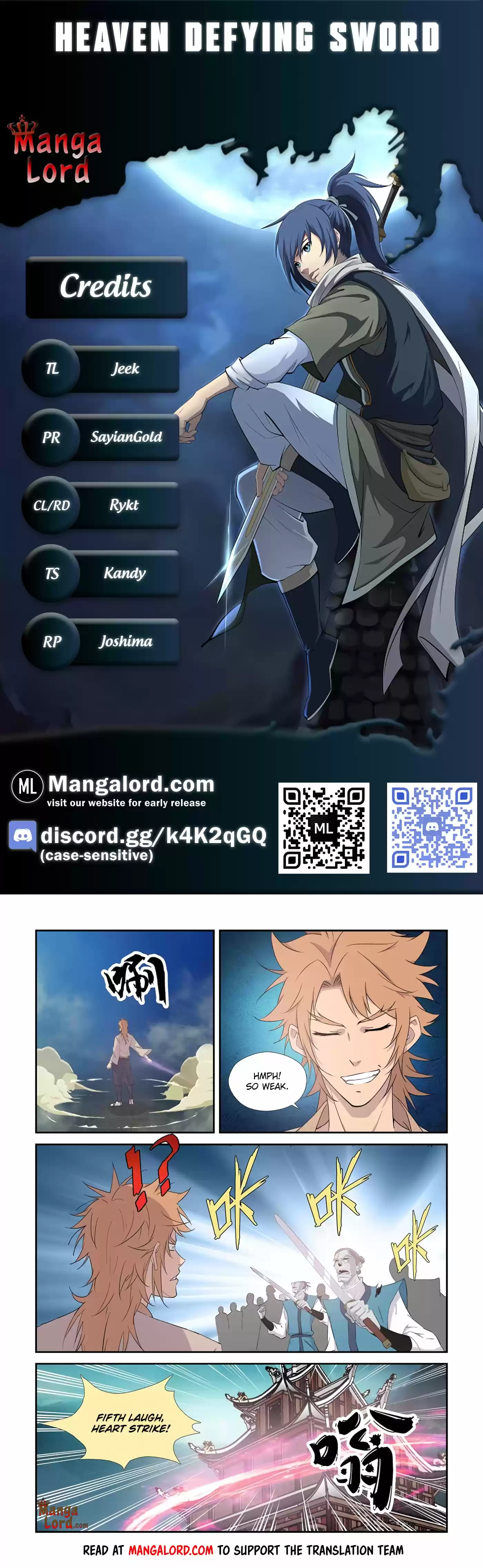 Heaven Defying Sword Chapter 320