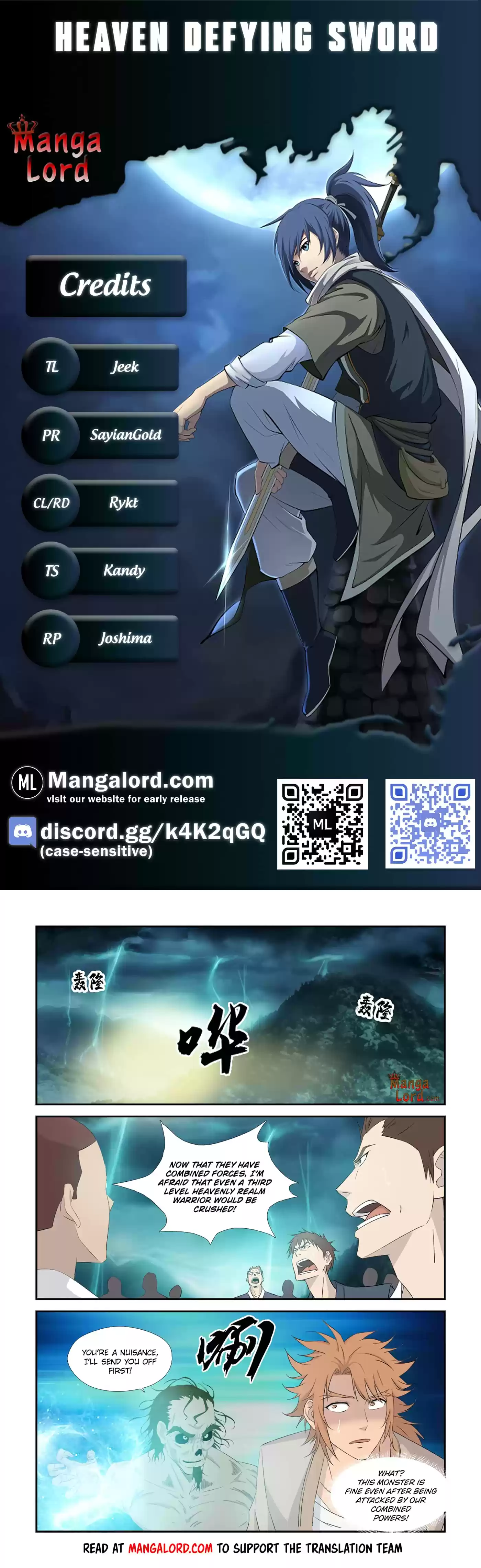 Heaven Defying Sword Chapter 326