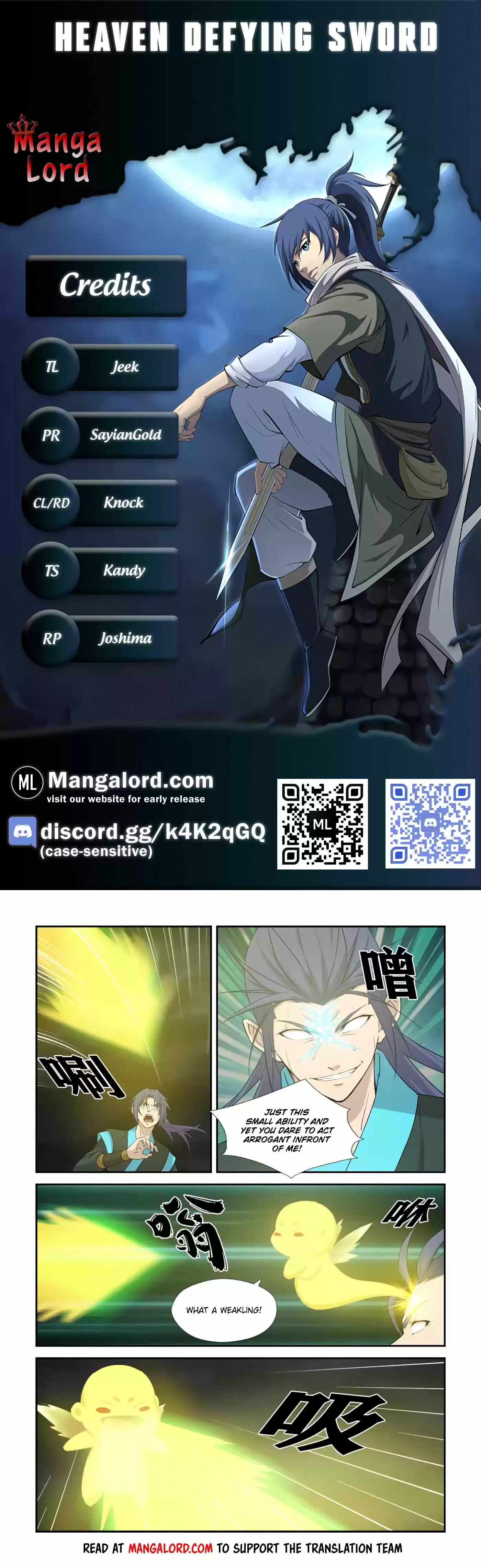 Heaven Defying Sword Chapter 383