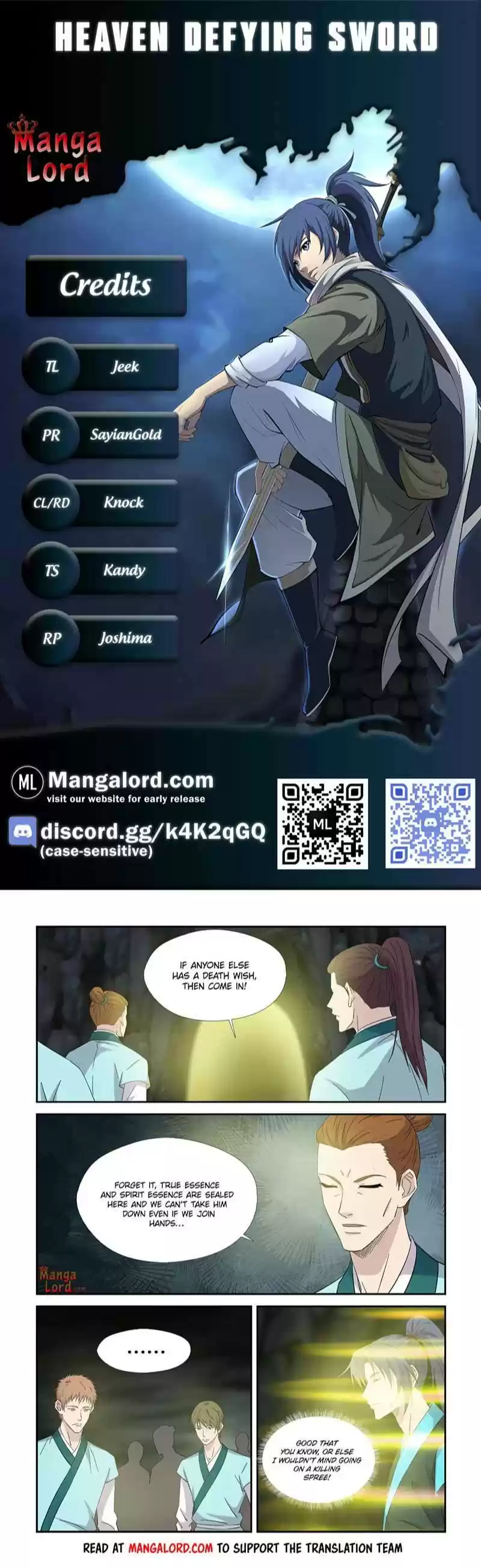 Heaven Defying Sword Chapter 384