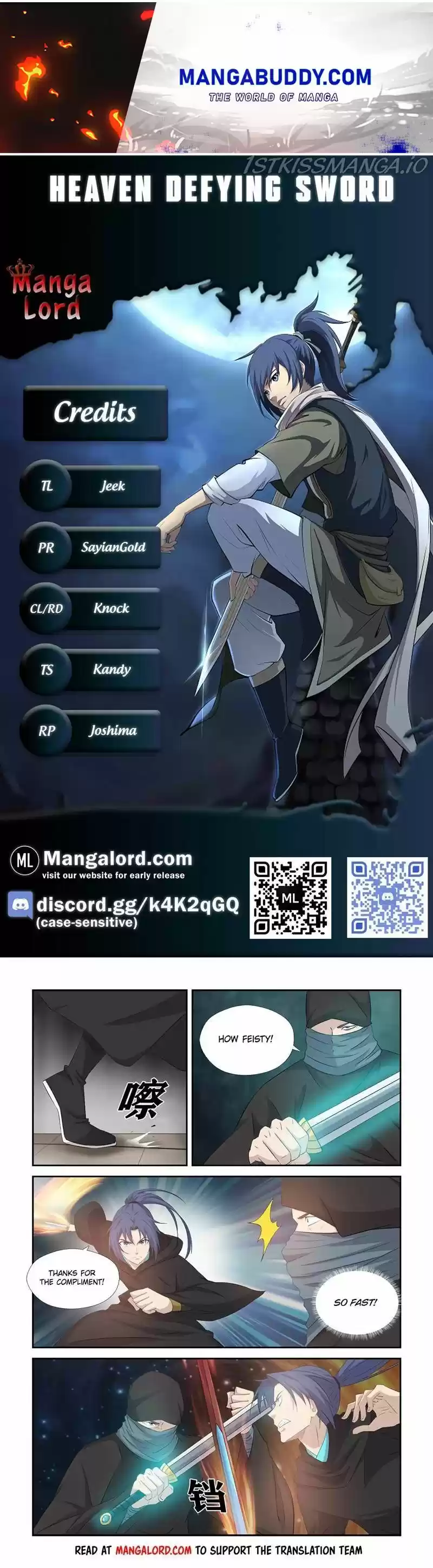 Heaven Defying Sword Chapter 390