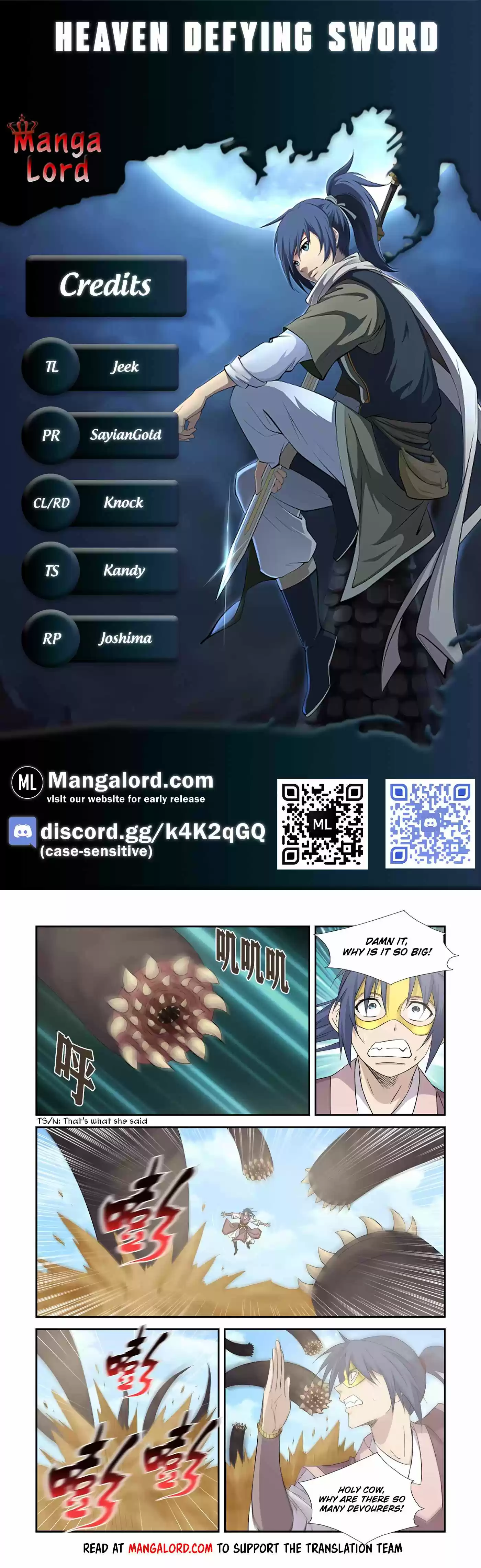 Heaven Defying Sword Chapter 393