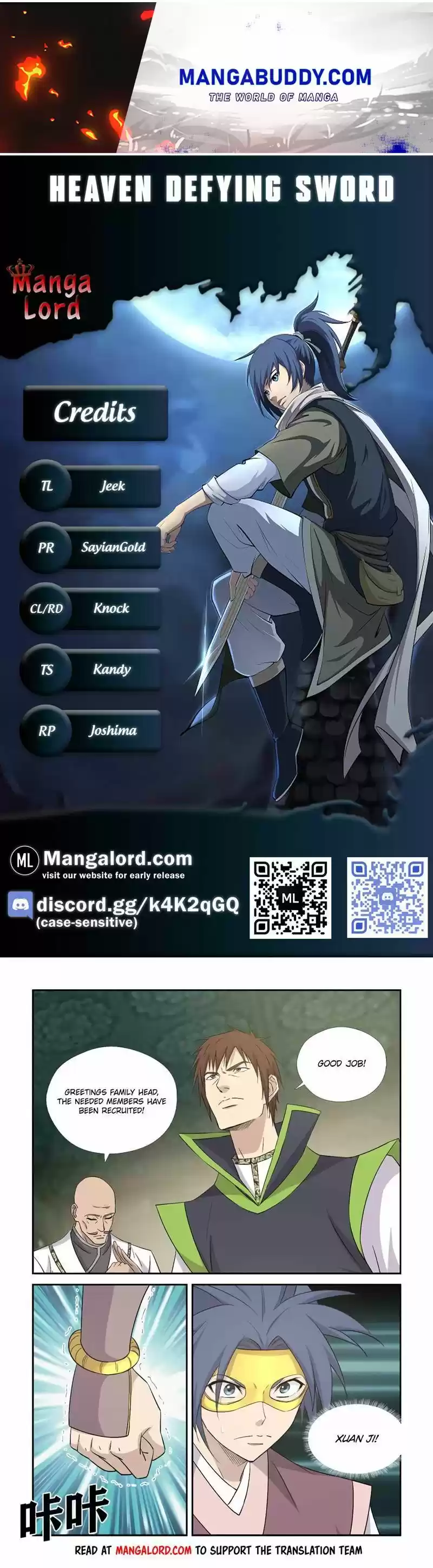 Heaven Defying Sword Chapter 396