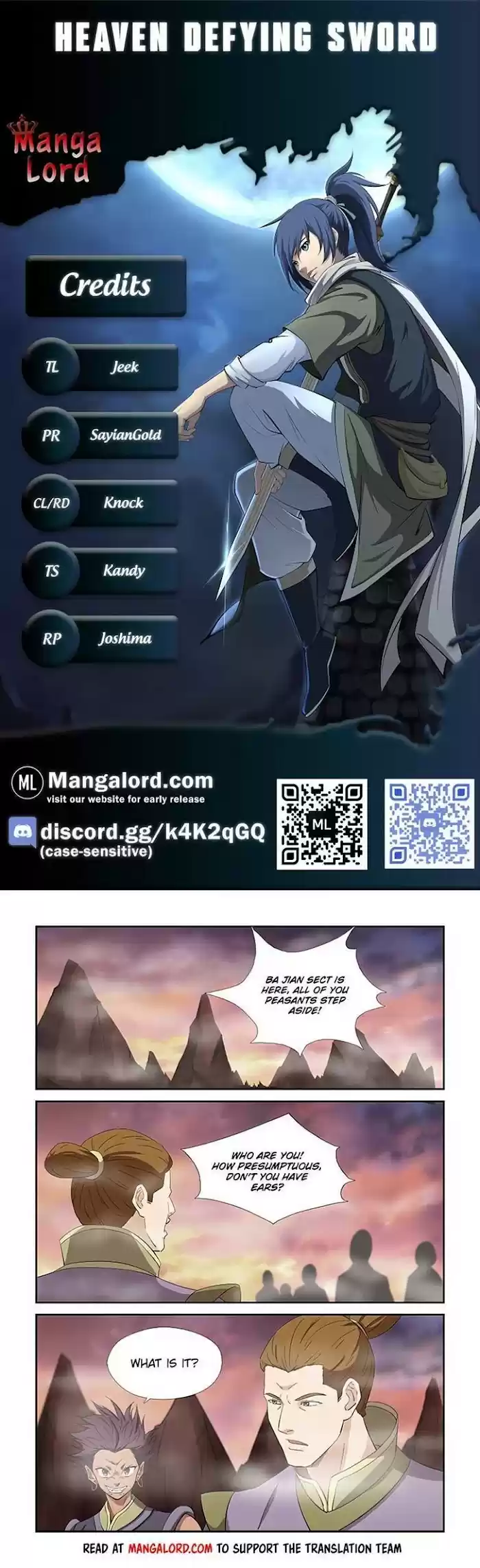 Heaven Defying Sword Chapter 410