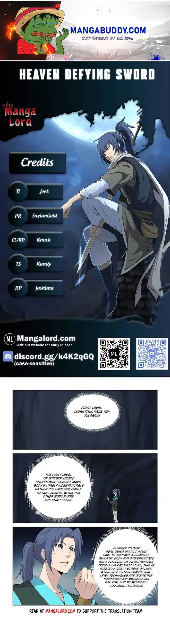 Heaven Defying Sword Chapter 415