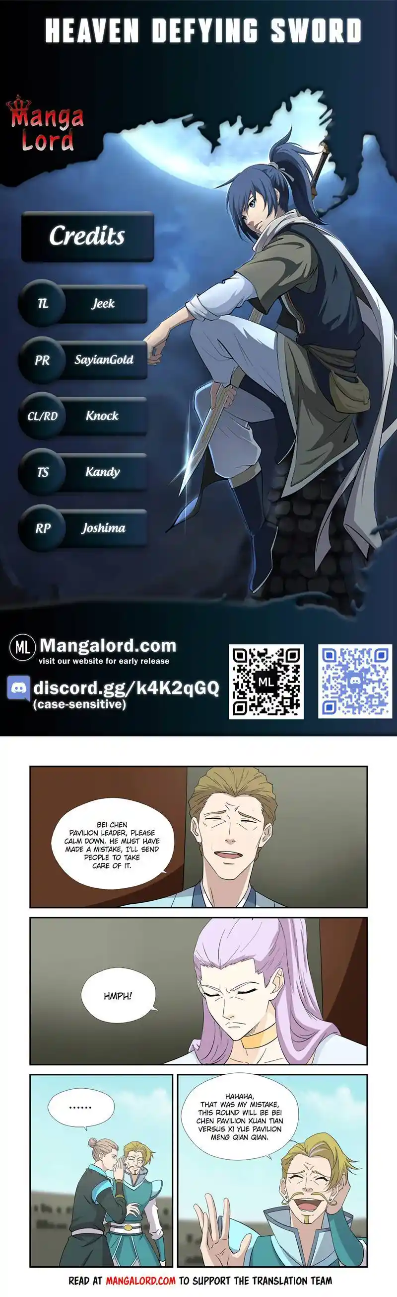 Heaven Defying Sword Chapter 420