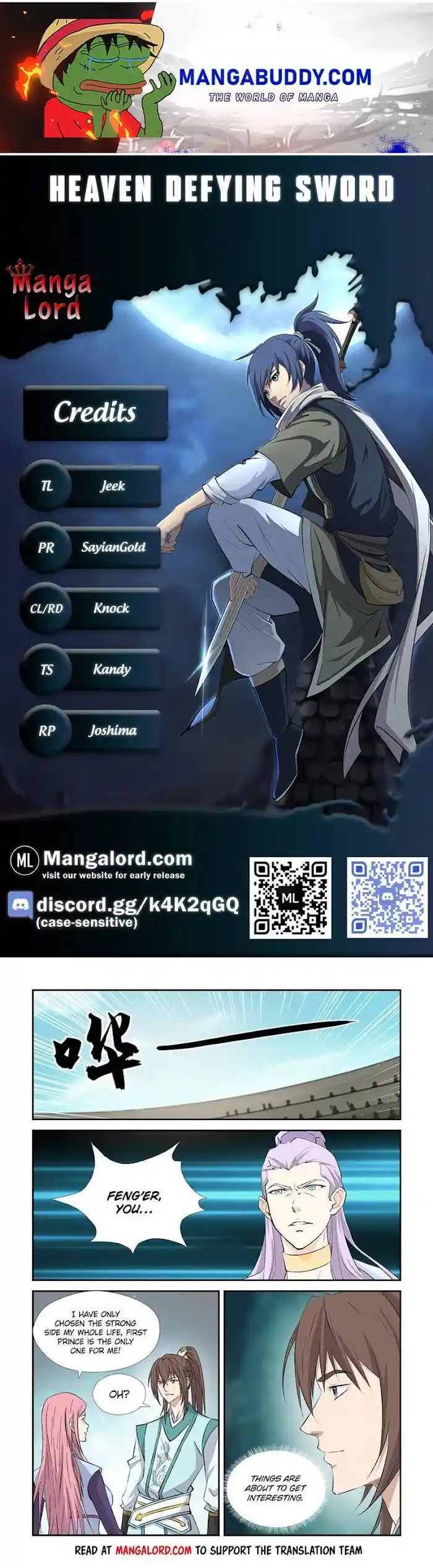 Heaven Defying Sword Chapter 426