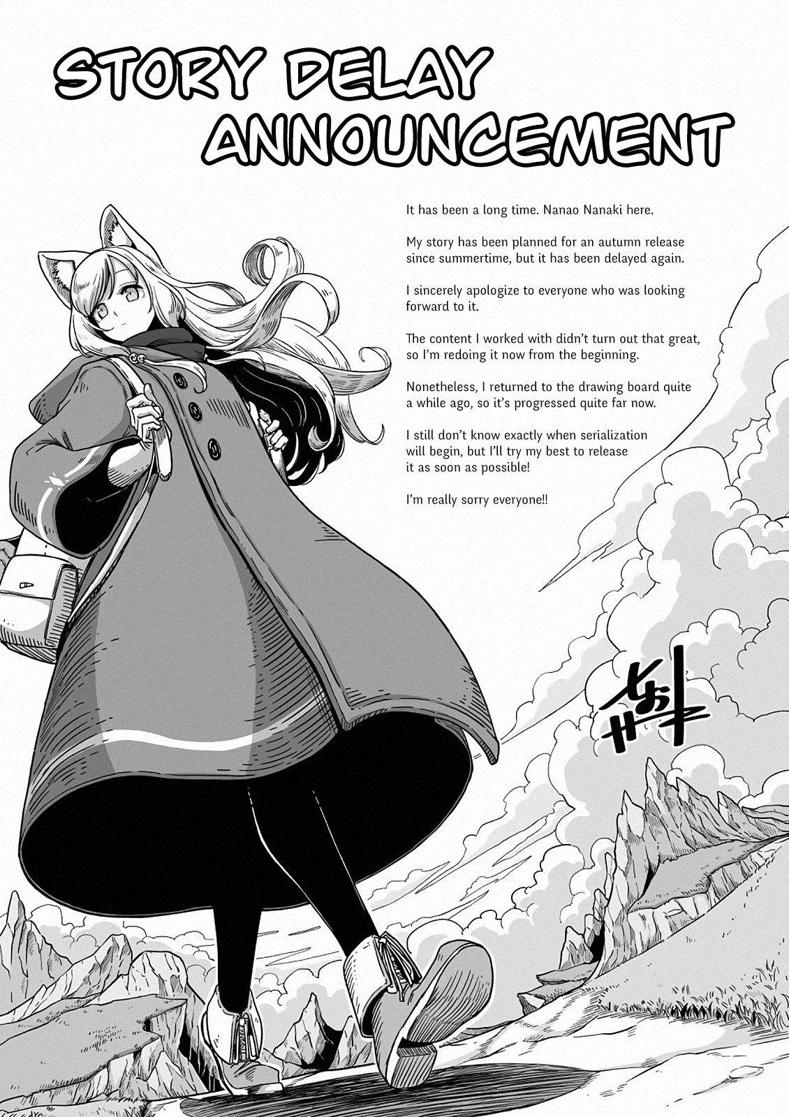 Helck Ch. 106.8 Sequel Delay Notice 2