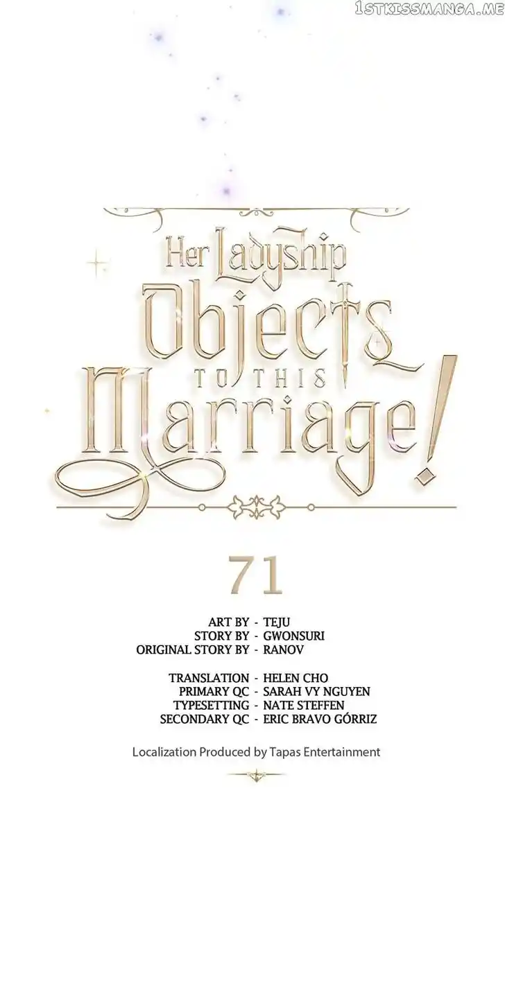 Her Ladyship Objects to this Marriage! Ch.071