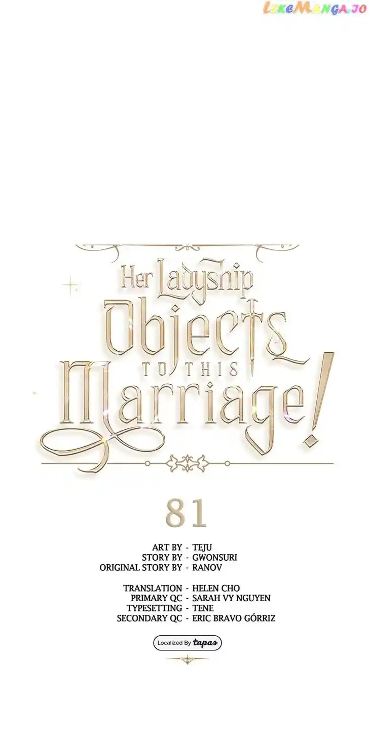 Her Ladyship Objects to this Marriage! Ch.081