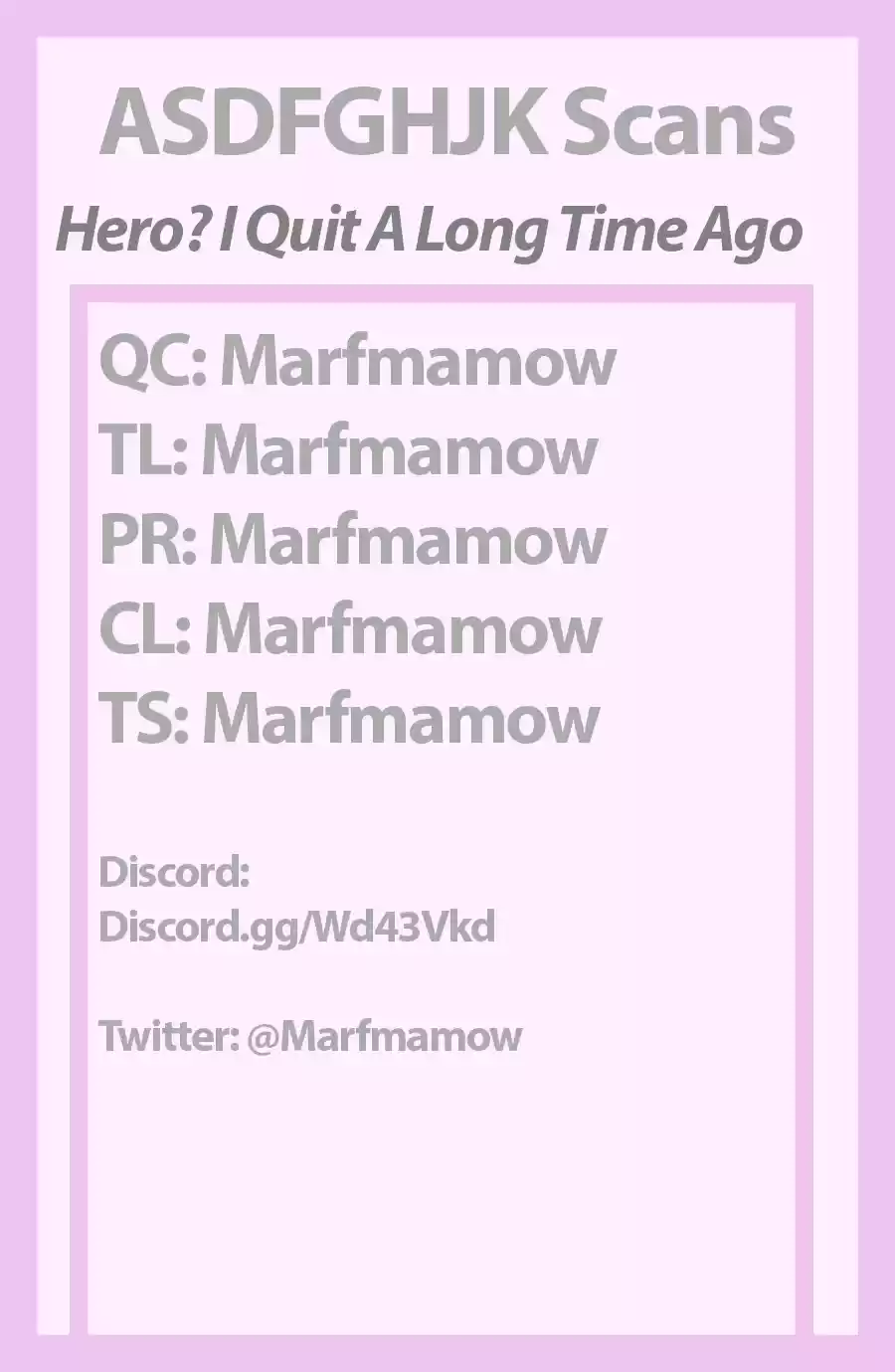 Hero? I Quit A Long Time Ago Ch. 157