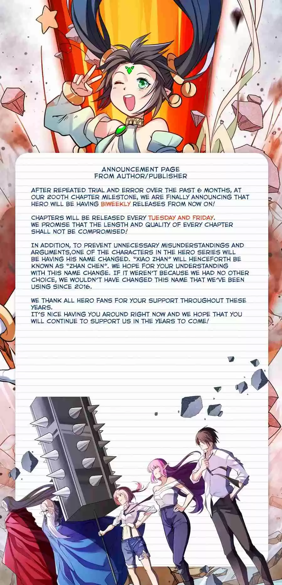 Hero? I Quit a Long Time Ago Ch. 201