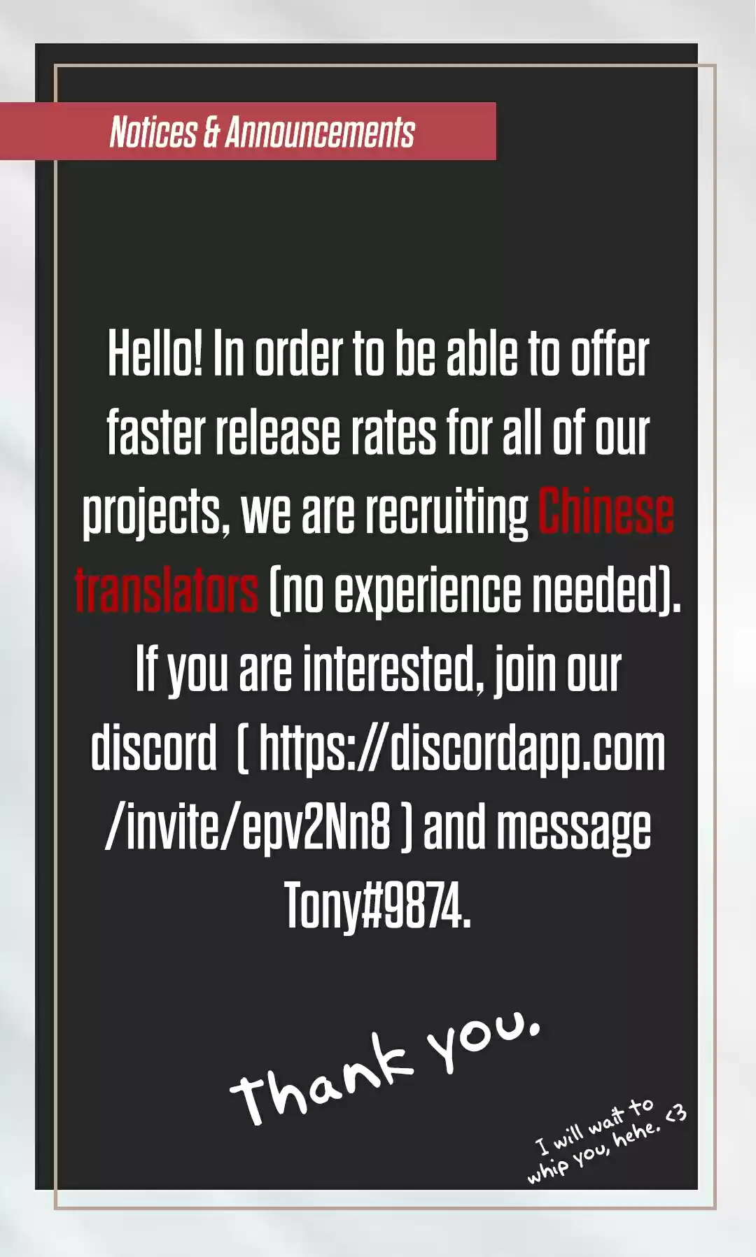 Hero? I Quit A Long Time Ago Ch. 73