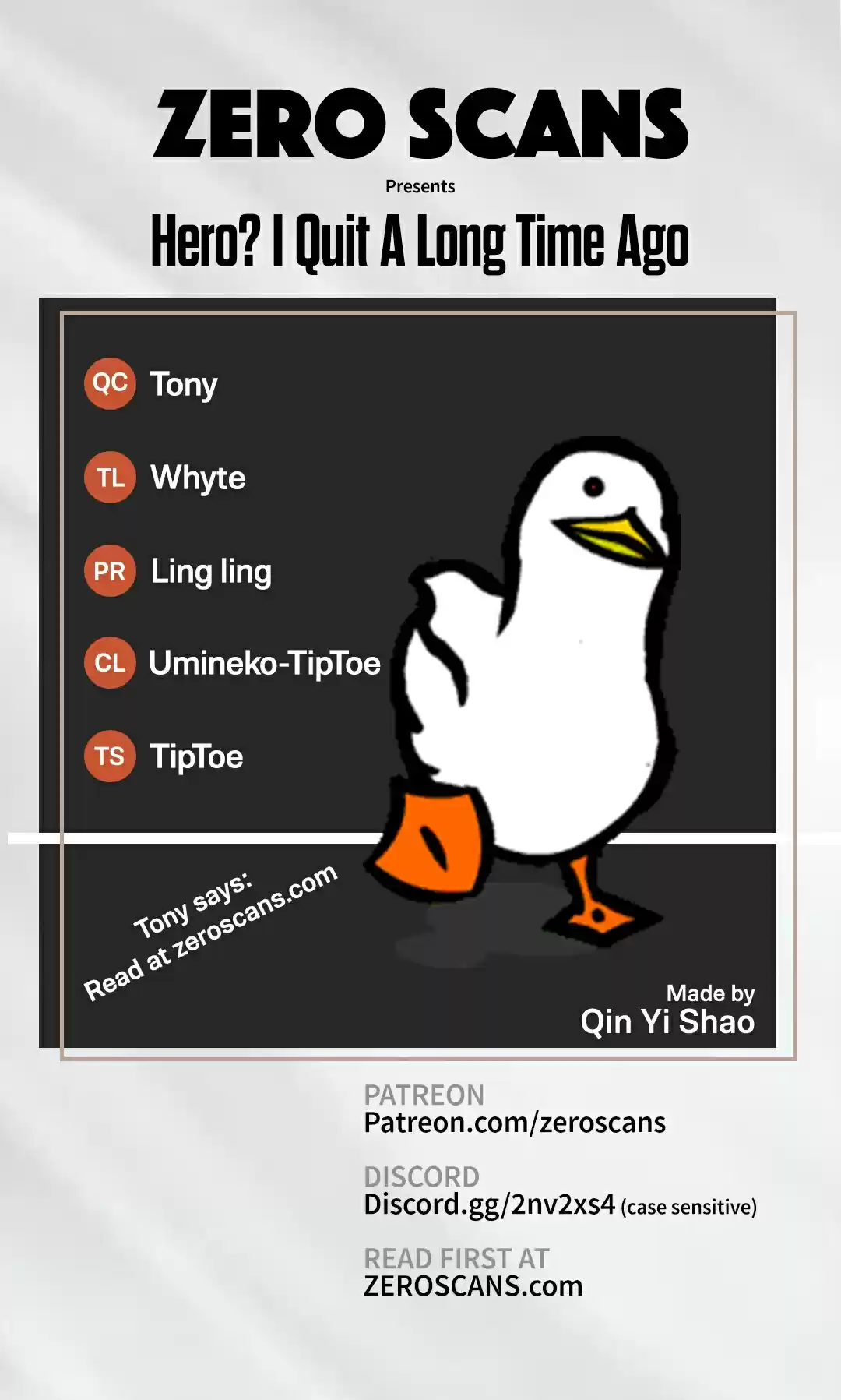 Hero? I Quit A Long Time Ago Ch. 86