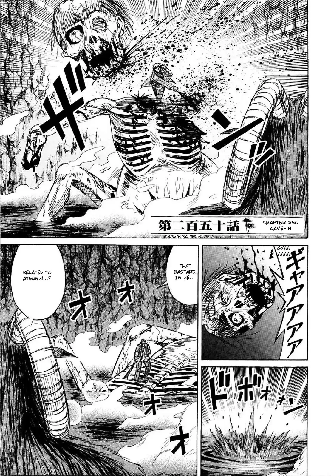 Higanjima Vol. 26 Ch. 250 Cave in