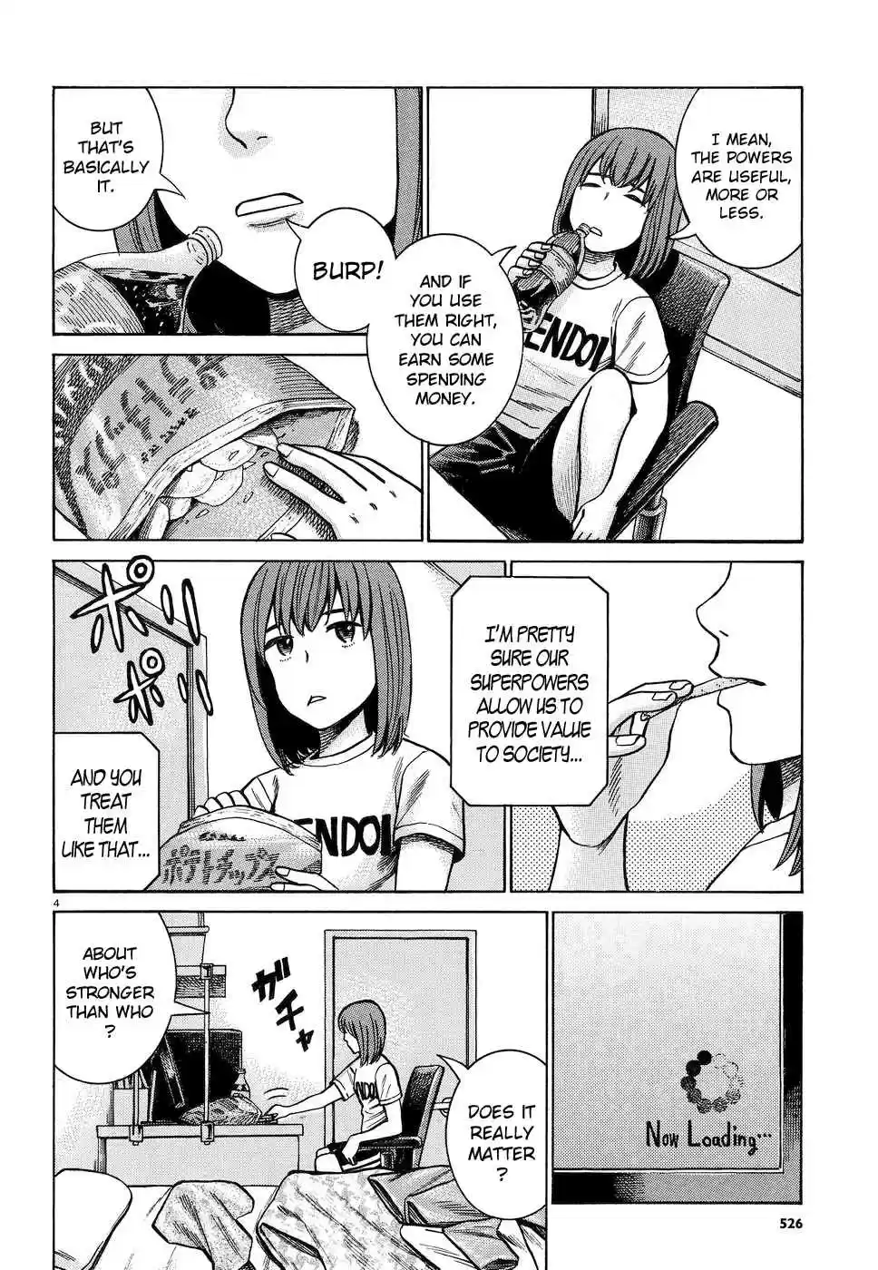 Hinamatsuri Ch. 83 The Silent Superhuman Showdown