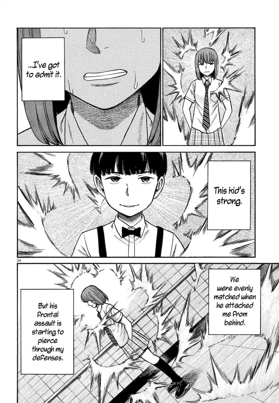 Hinamatsuri Ch. 83 The Silent Superhuman Showdown