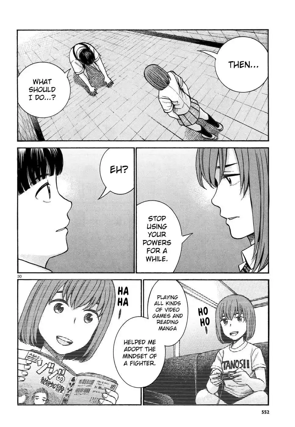 Hinamatsuri Ch. 83 The Silent Superhuman Showdown