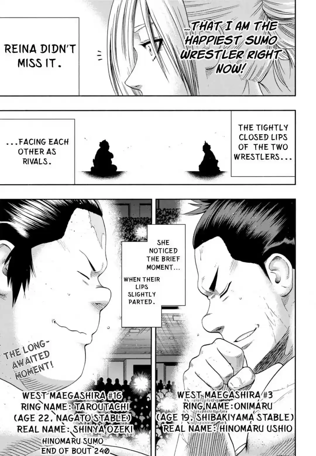 Hinomaru Zumou Chapter 240: Onimaru Kunitsuna and Girl Friend's Father