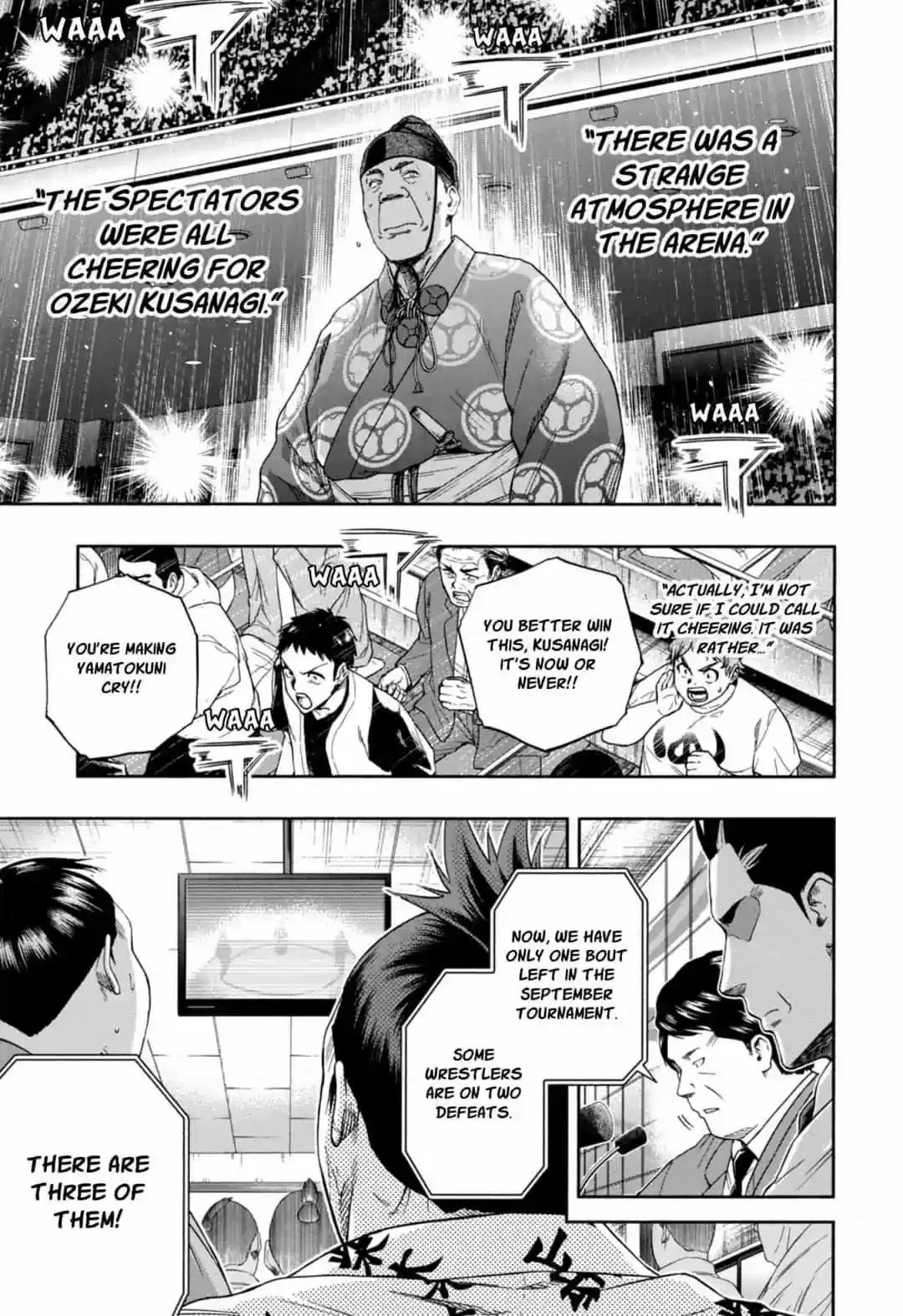 Hinomaru Zumou Chapter 243: Human Beings in the Sumo Ring