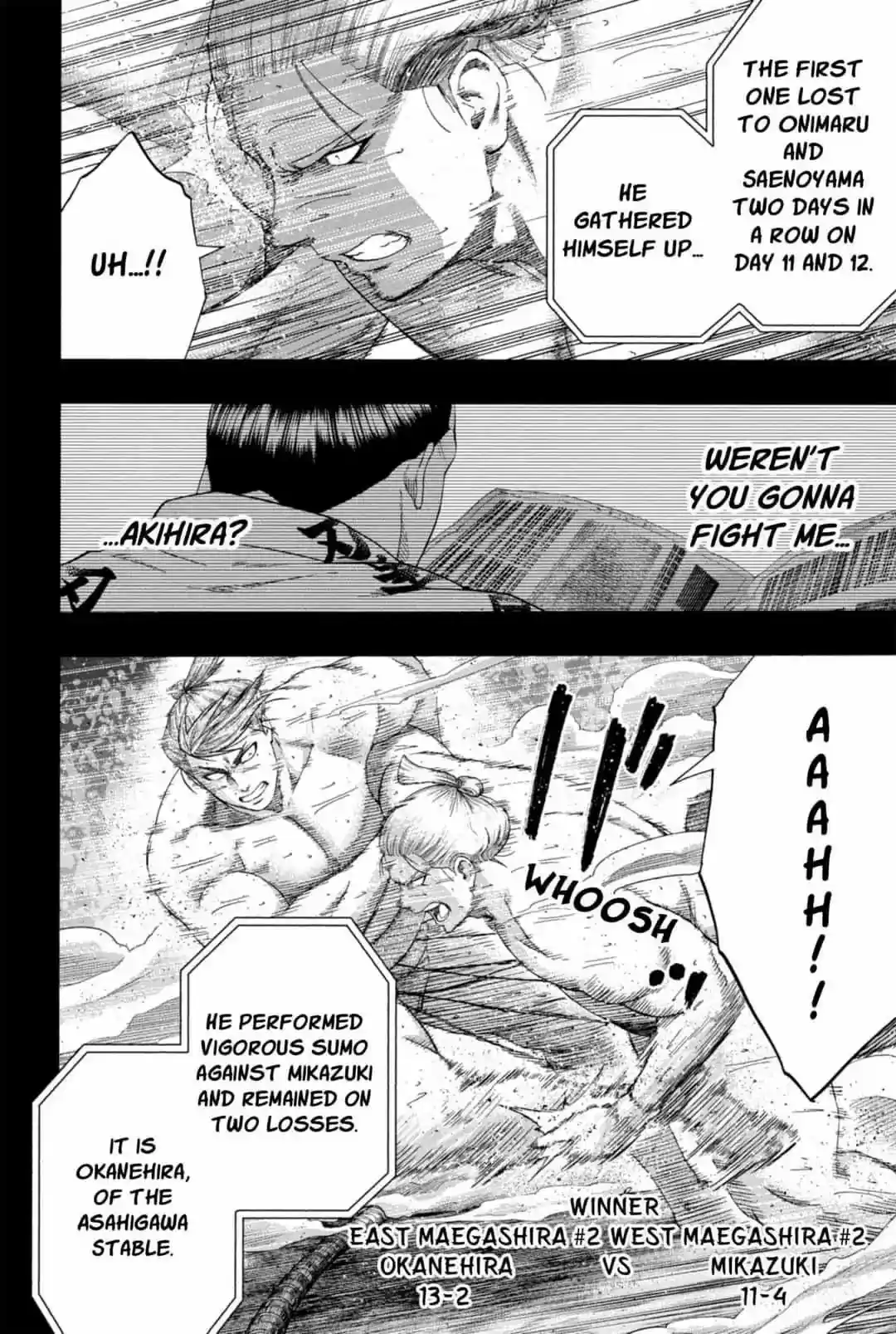 Hinomaru Zumou Chapter 243: Human Beings in the Sumo Ring