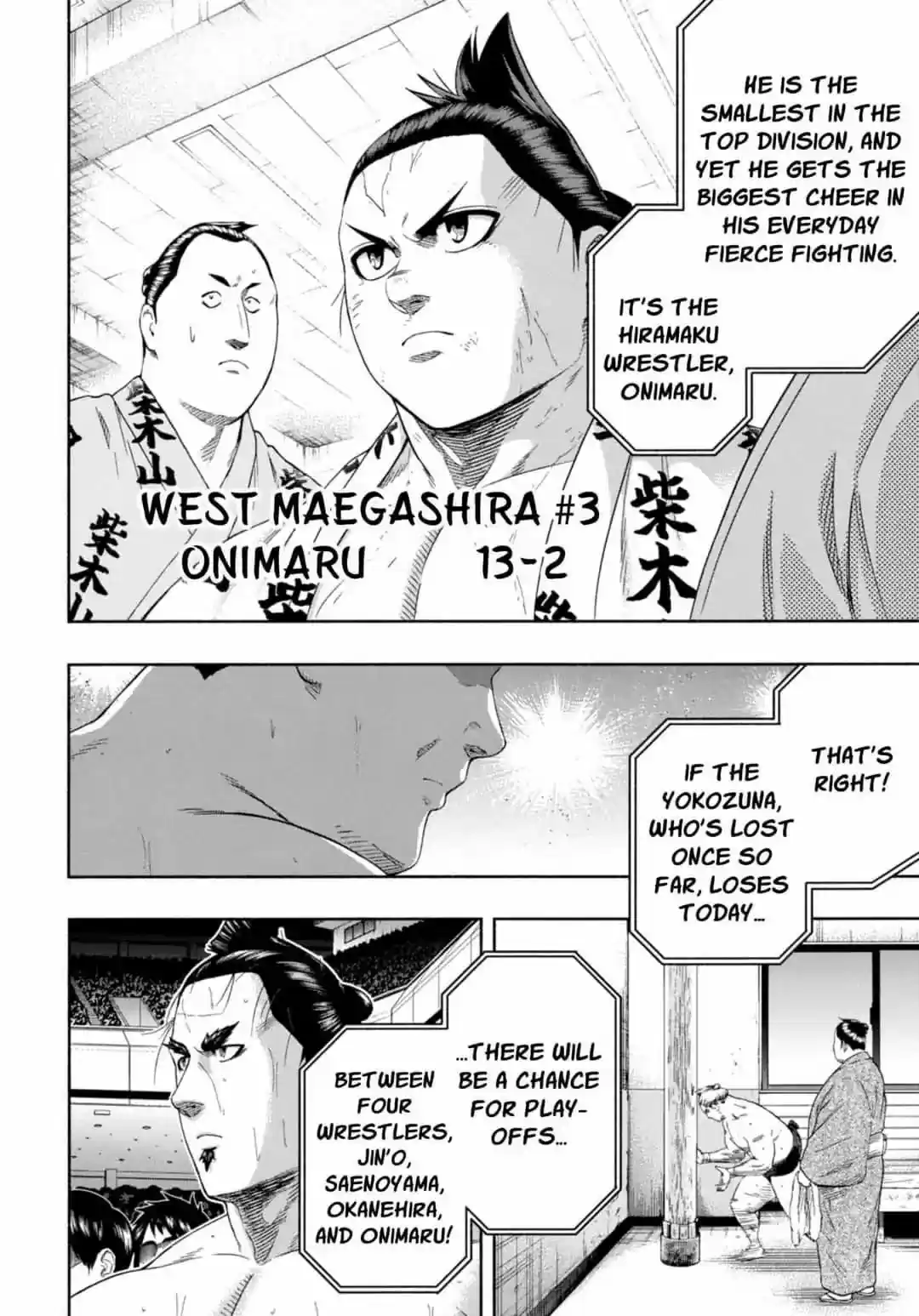 Hinomaru Zumou Chapter 243: Human Beings in the Sumo Ring