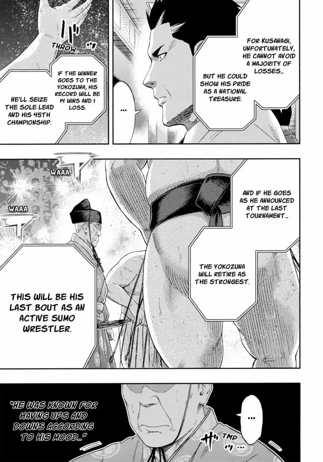 Hinomaru Zumou Chapter 243: Human Beings in the Sumo Ring