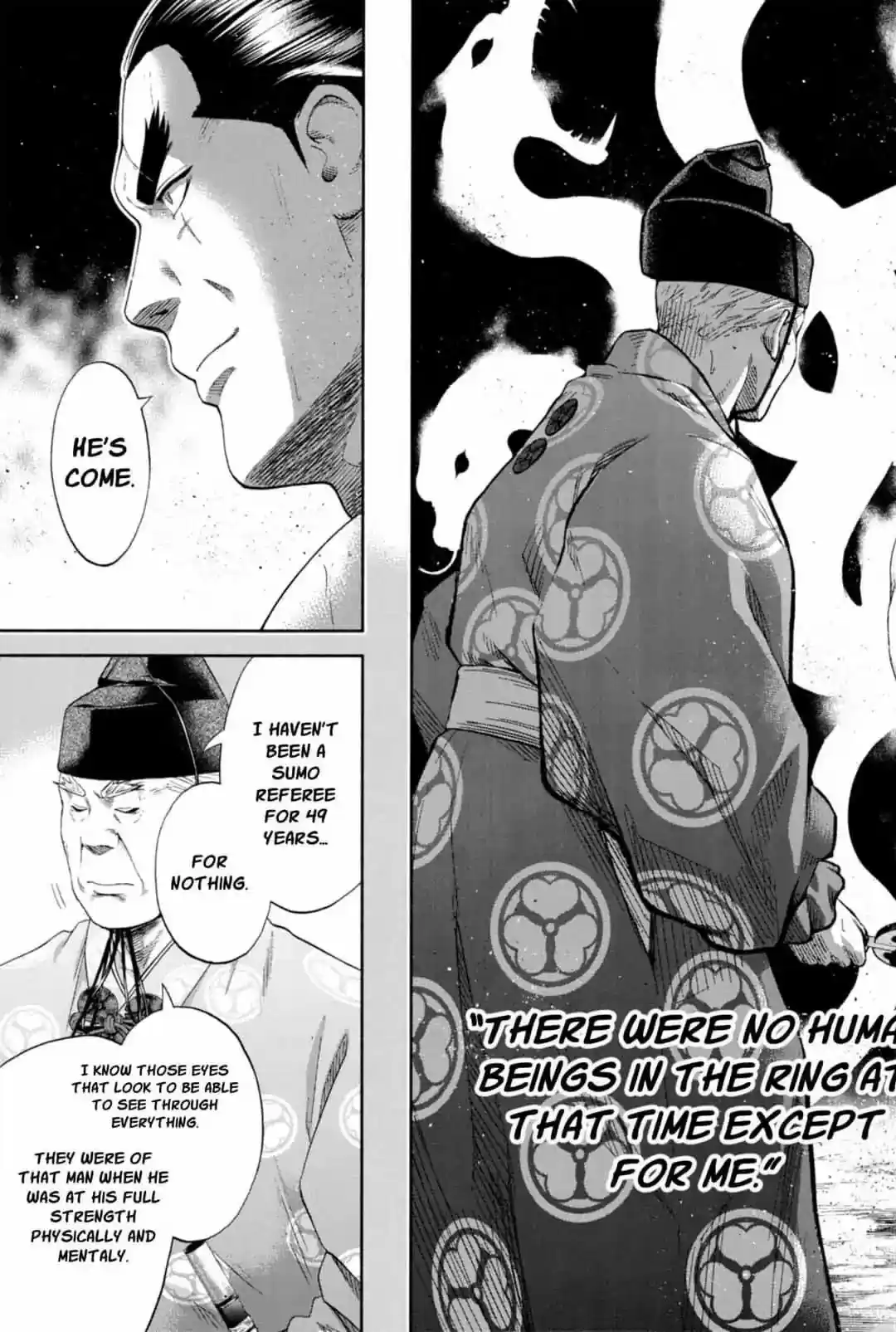 Hinomaru Zumou Chapter 243: Human Beings in the Sumo Ring