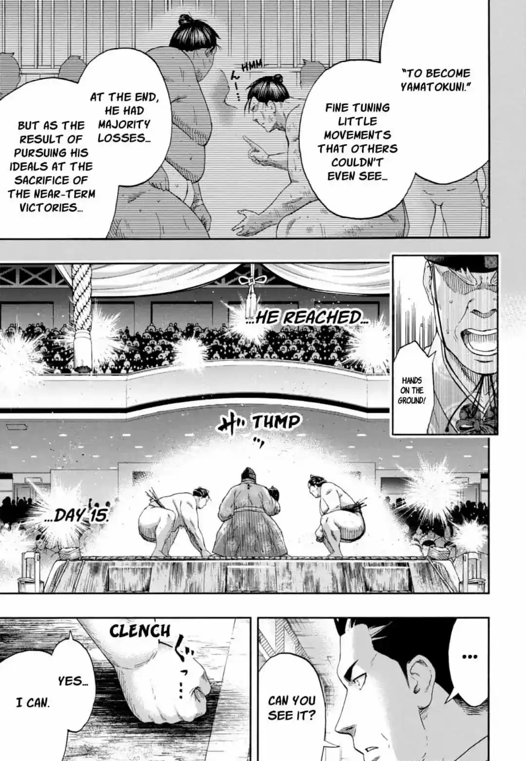 Hinomaru Zumou Chapter 243: Human Beings in the Sumo Ring