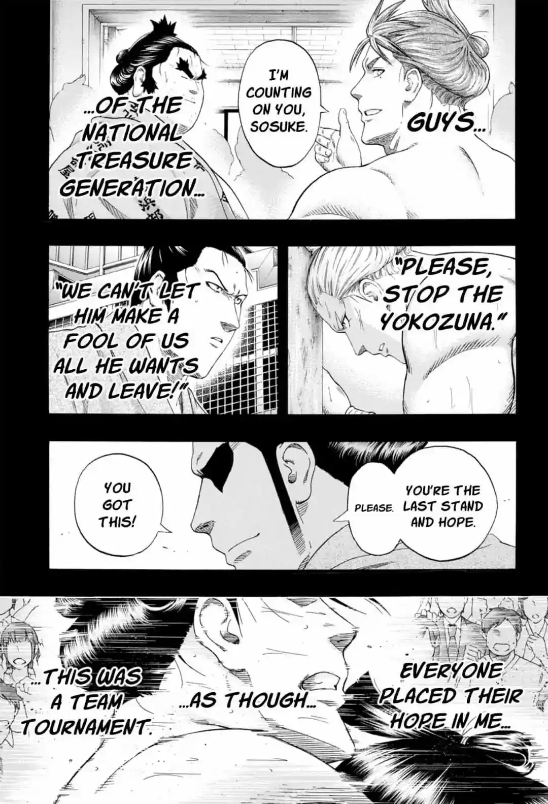 Hinomaru Zumou Chapter 244: Jin'o And The National Treasures