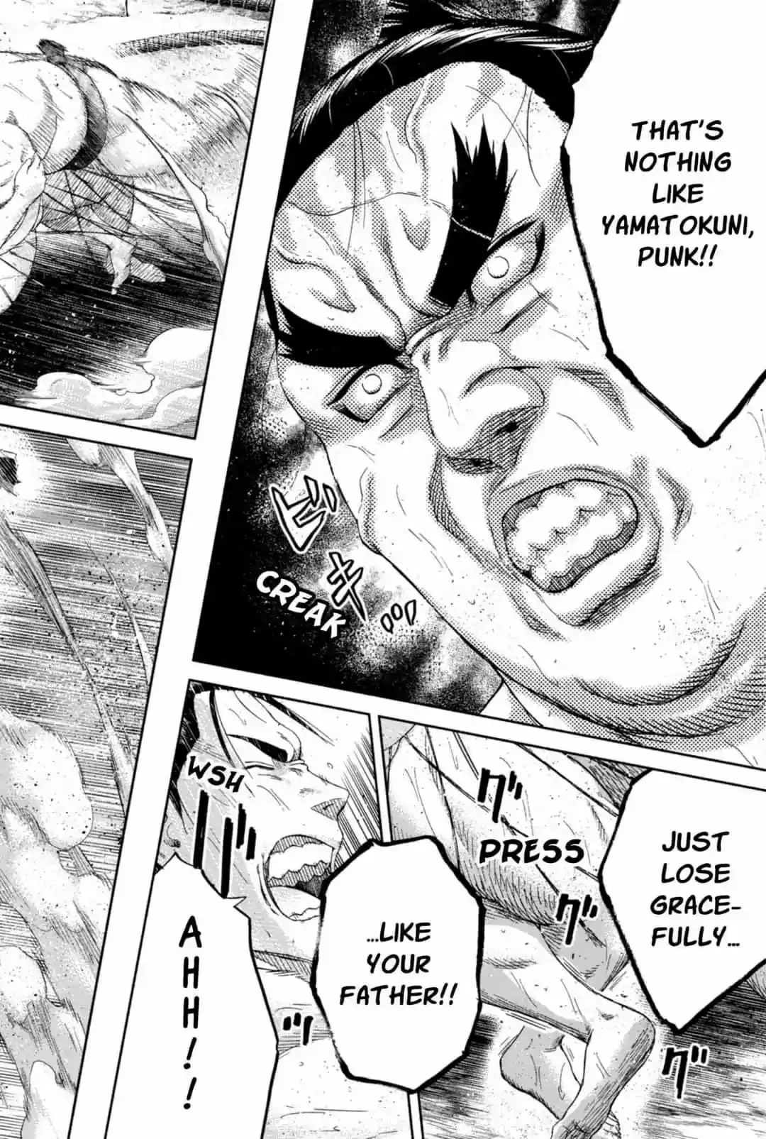 Hinomaru Zumou Chapter 244: Jin'o And The National Treasures