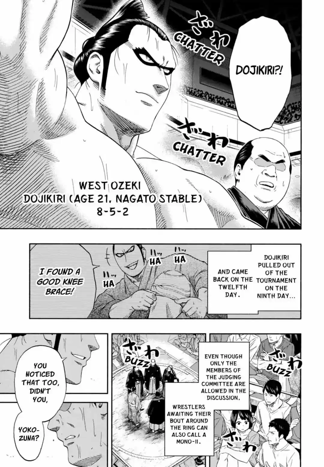 Hinomaru Zumou Chapter 244: Jin'o And The National Treasures